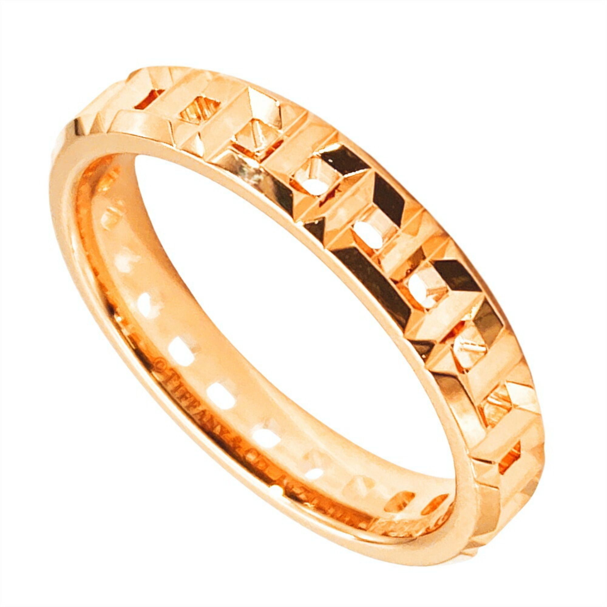 Tiffany & Co. T True Narrow Ring, size 10, 18KPG, 3.4g, Pink Gold, Women's