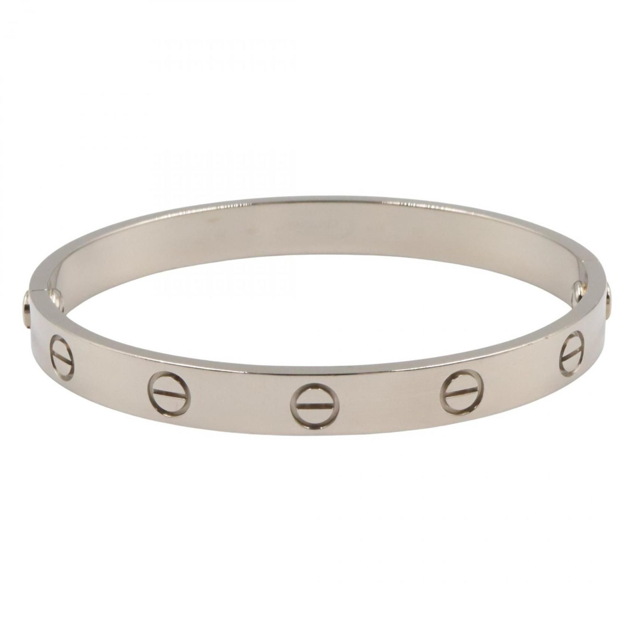 Cartier Love Bracelet, 18K White Gold, Silver, for Women