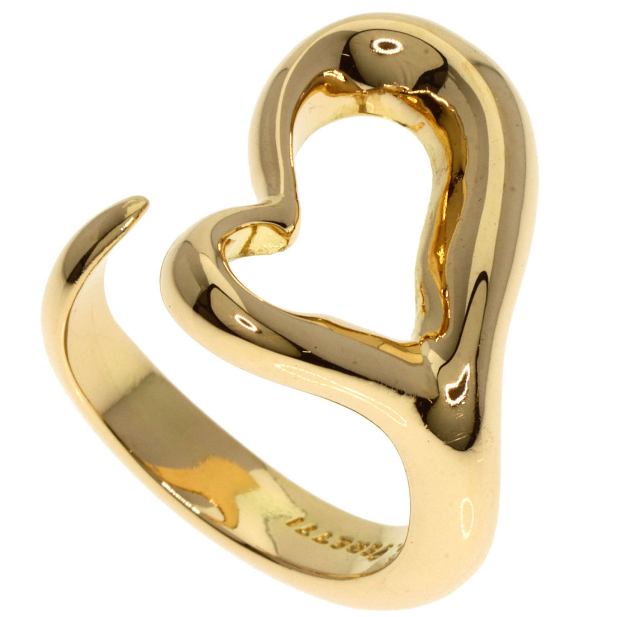 Tiffany Open Heart Ring in 18K Yellow Gold for Women