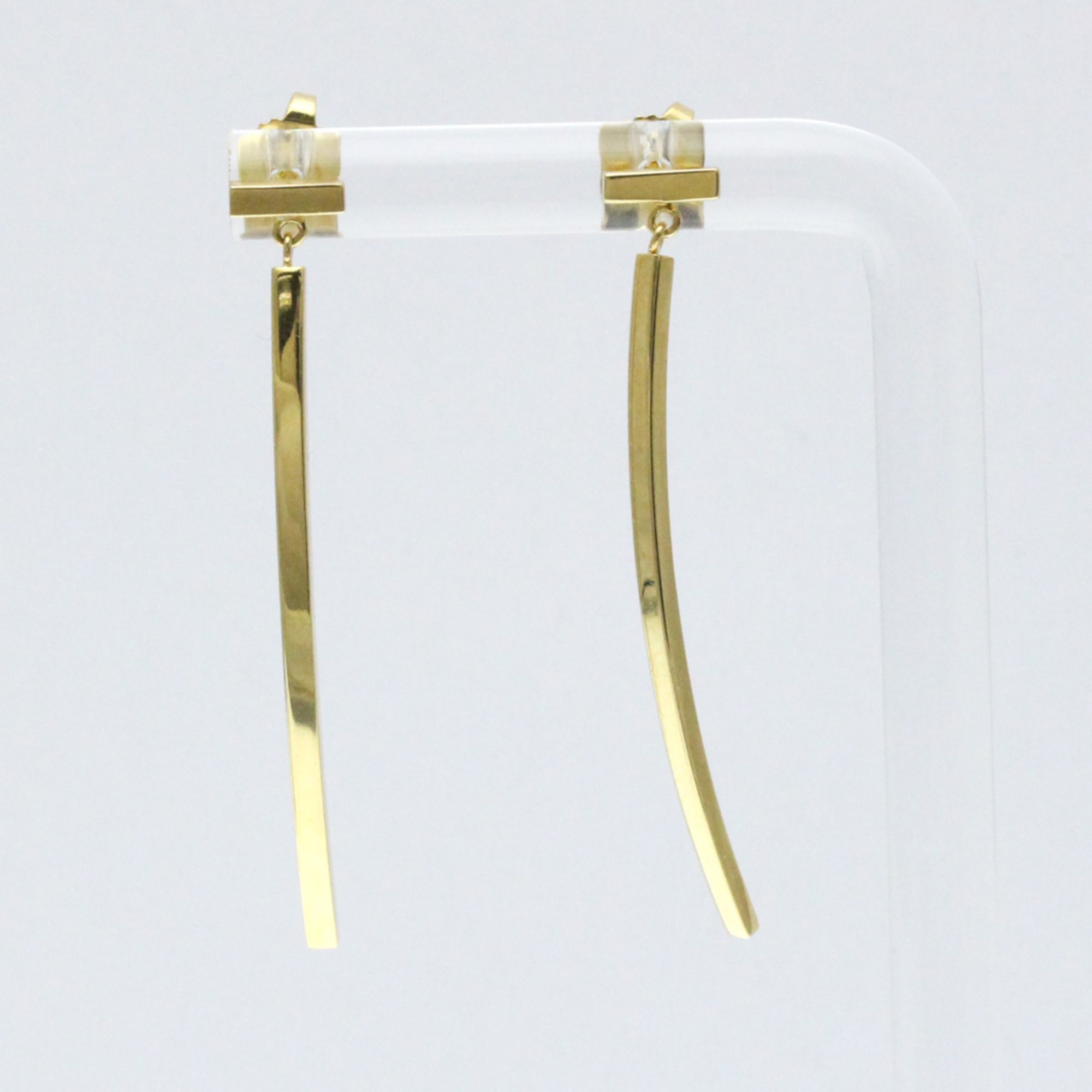 Tiffany T-wire Bar Earrings No Stone Yellow Gold (18K) Drop Earrings Gold