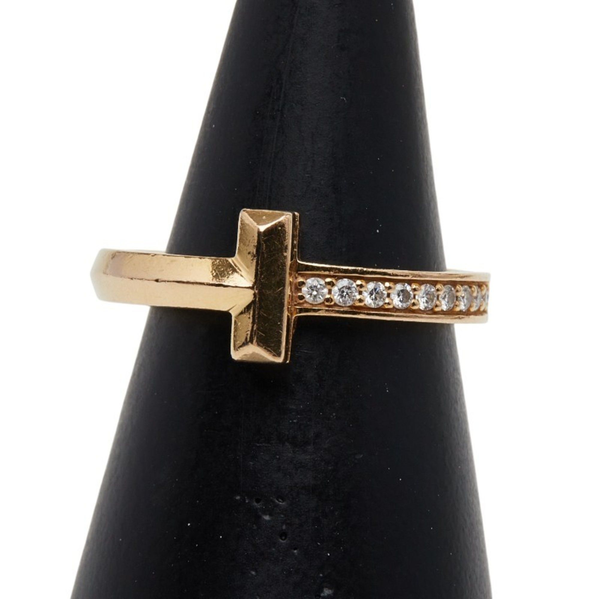 Tiffany & Co. T-One Narrow Diamond Ring in 18K Yellow Gold for Women