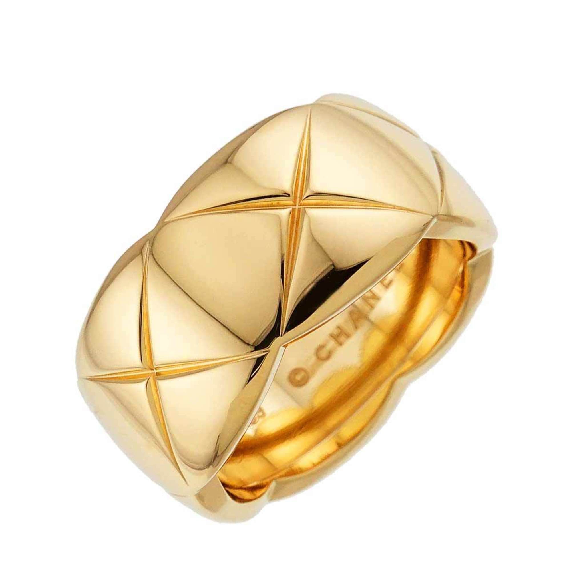 CHANEL Coco Crush #59 Ring in 18K Yellow Gold (750) Matelasse