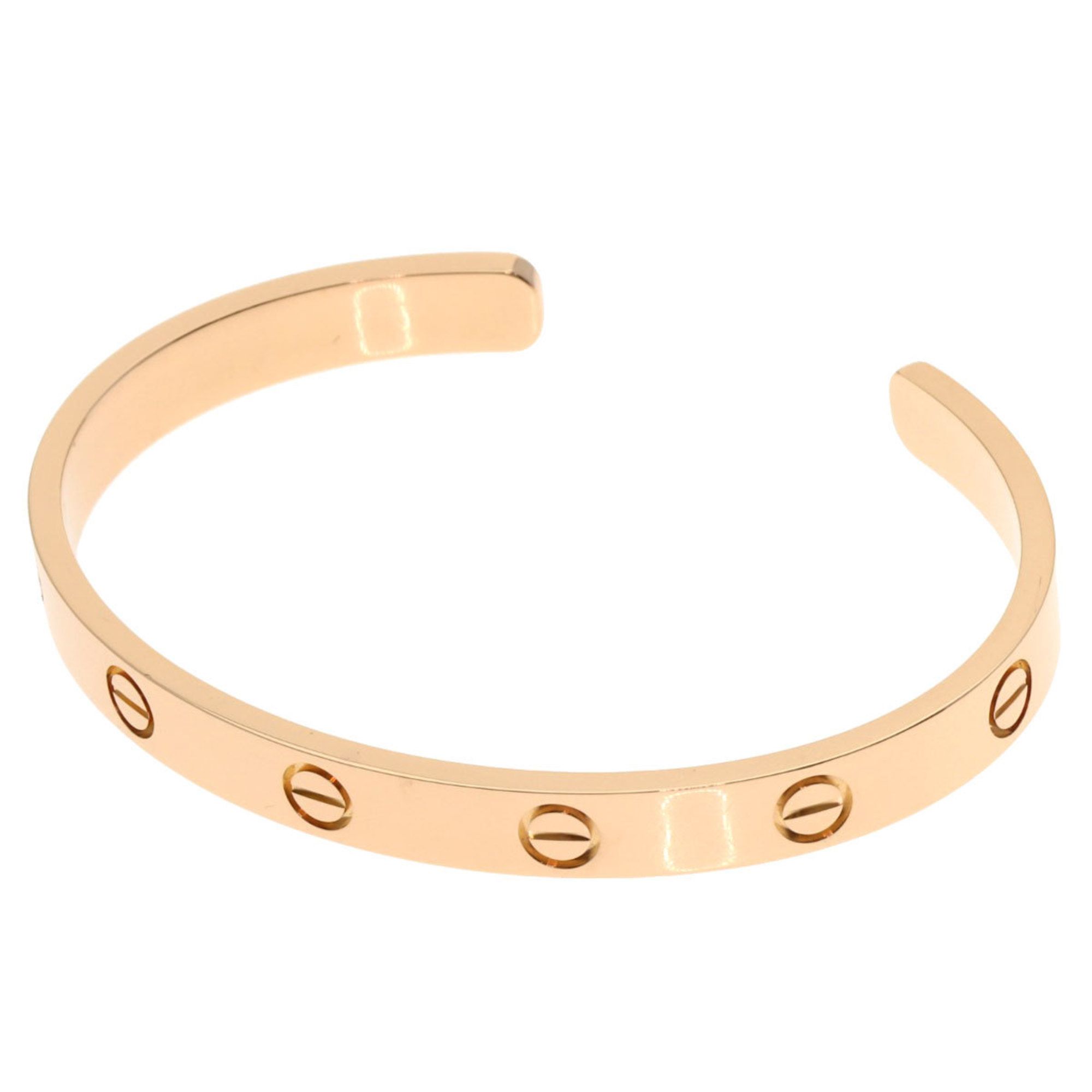 Cartier Open Love Bracelet #17 in 18K Pink Gold for Women