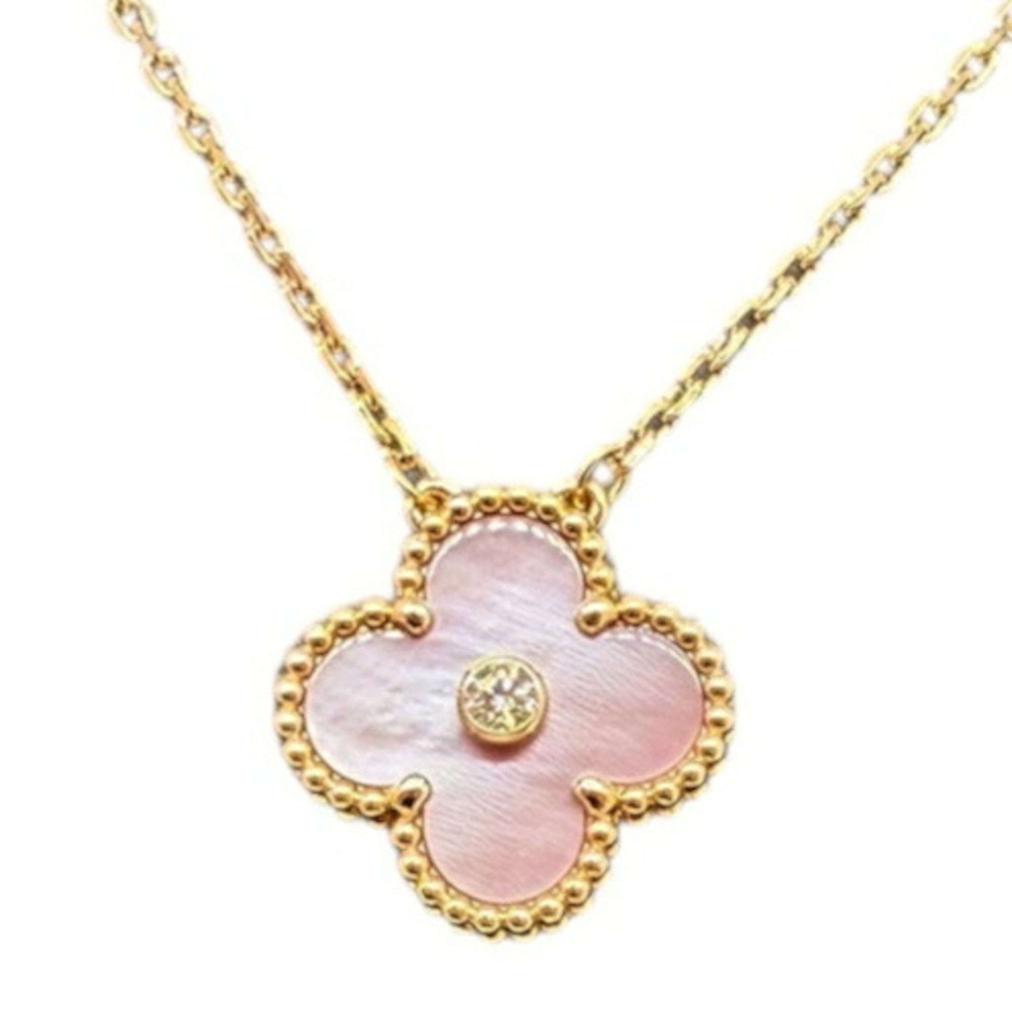 Van Cleef & Arpels Alhambra Necklace 18KPG VCARPM0p00 Holiday Collection 2025 Limited Edition Women'