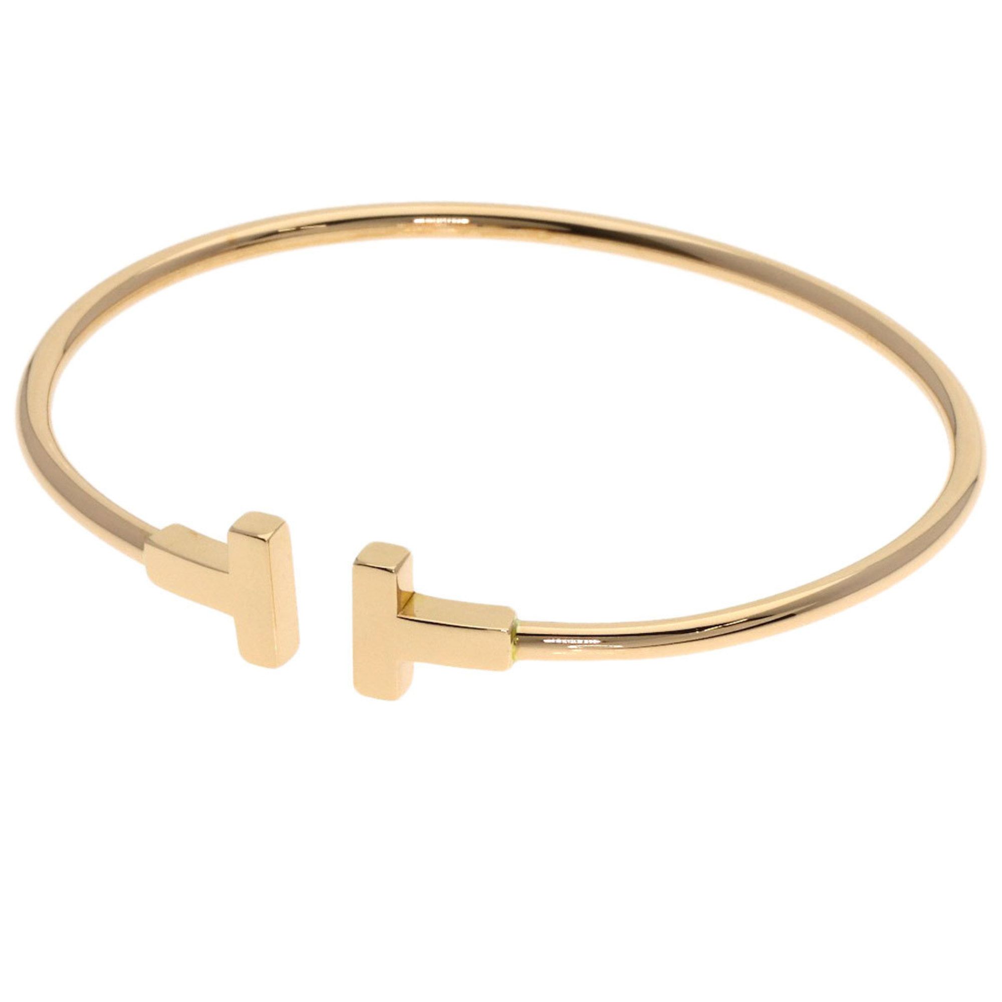 Tiffany T-wire bracelet in 18K pink gold for women. TIFFANY & Co.