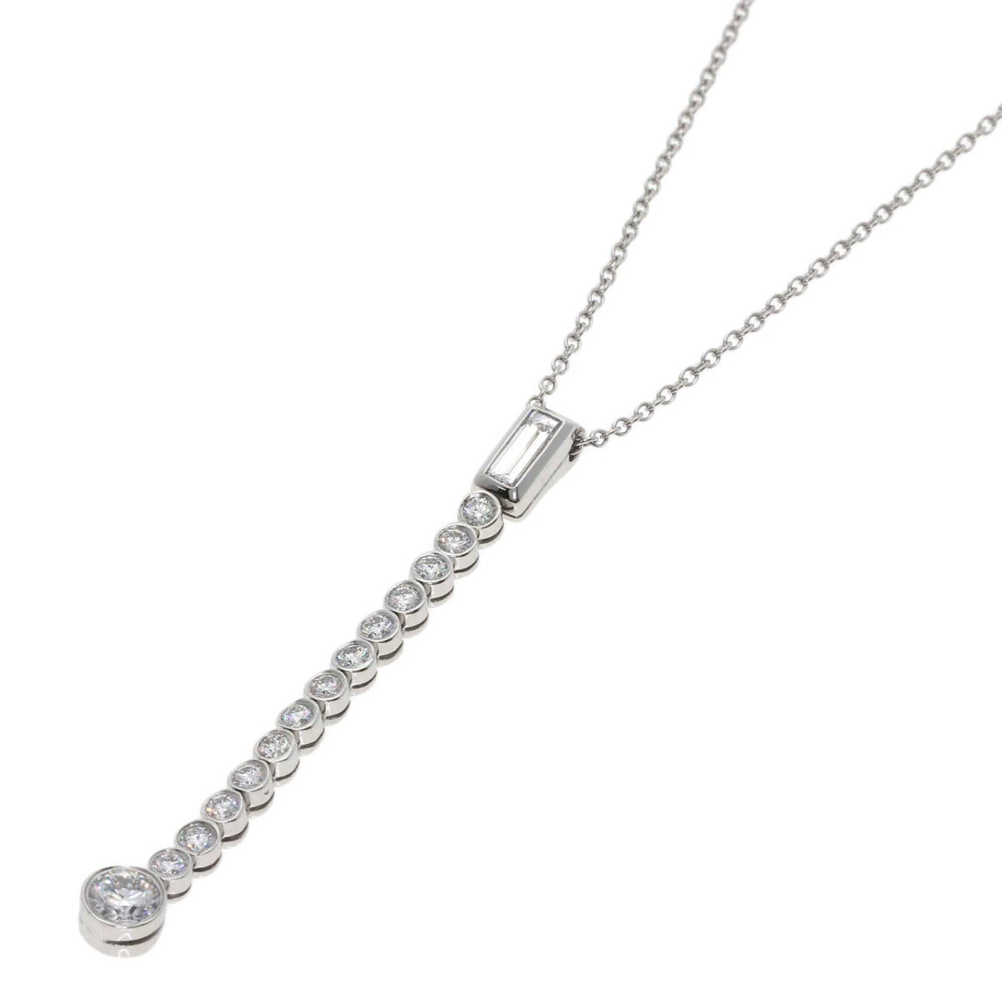 Tiffany & Co. Jazz Drop Diamond Necklace in Platinum PT950 for Women