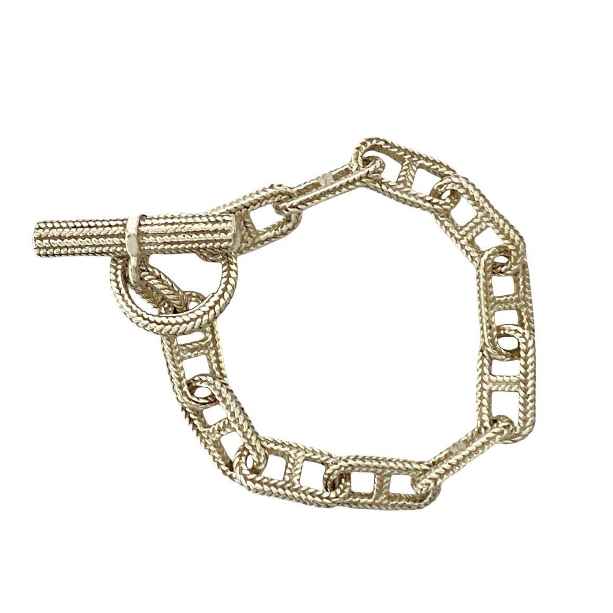 TIFFANY & Co. Tiffany Anchor Chain Bracelet, 925 Sterling Silver, Men's, 32344