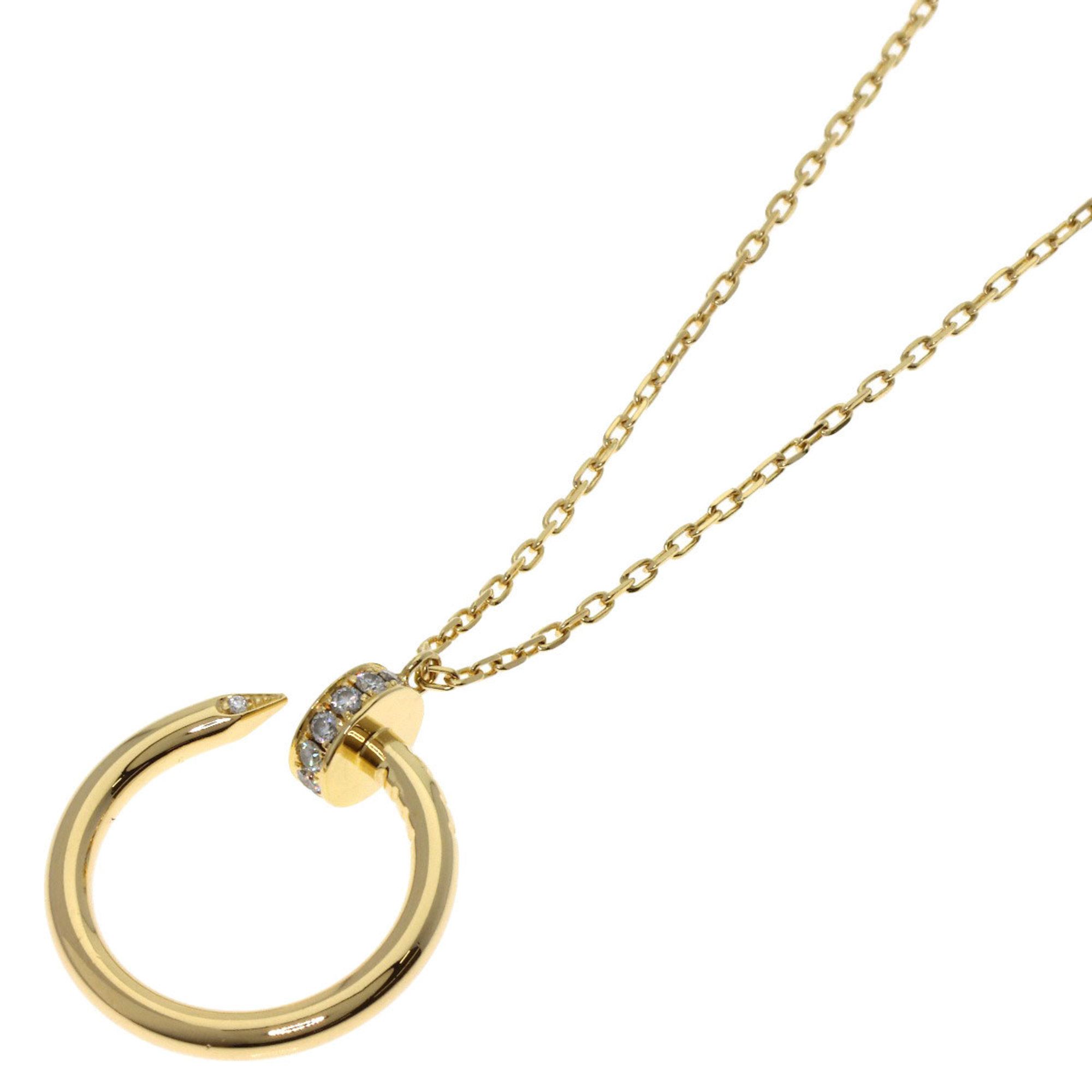 Cartier Juste un Clou Diamond Necklace in 18K Yellow Gold for Women