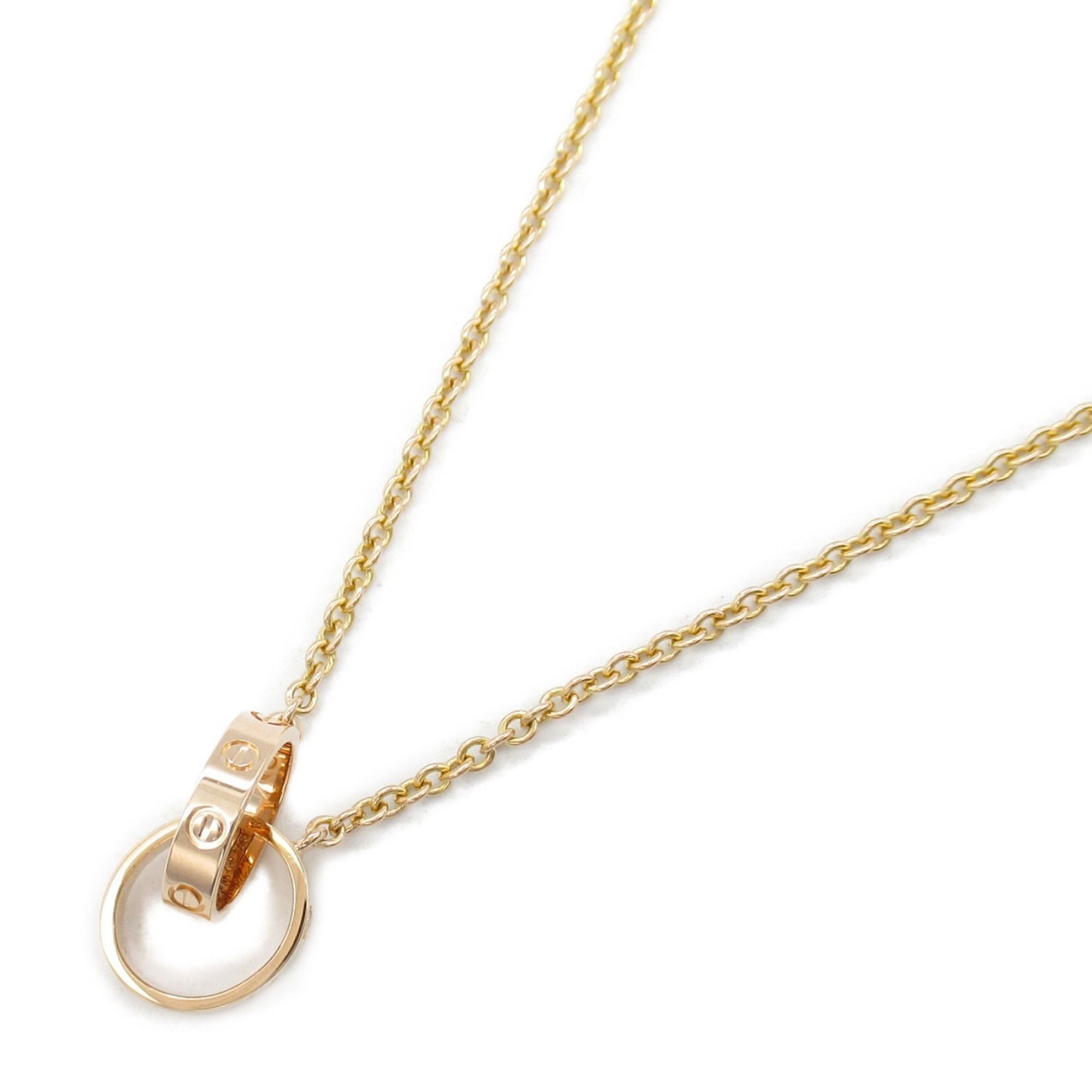 Cartier Baby Love Necklace, 18K Pink Gold (K7212300), for Men and Women.