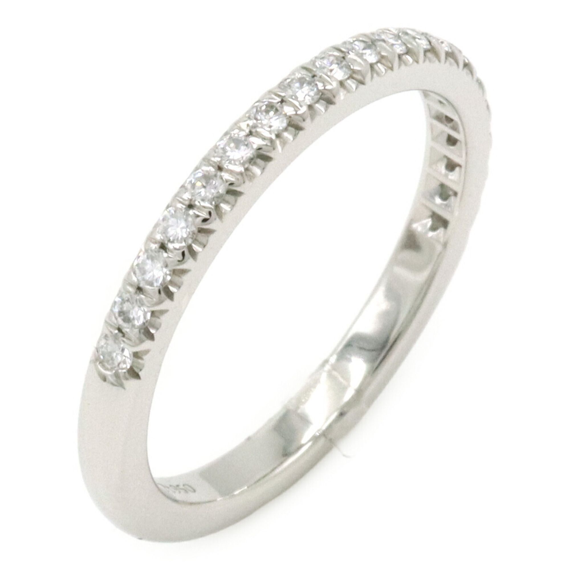 TIFFANY & Co. Tiffany Soleste Half Eternity Ring, Pt950 Platinum, 0.17ct Diamond, Size 8