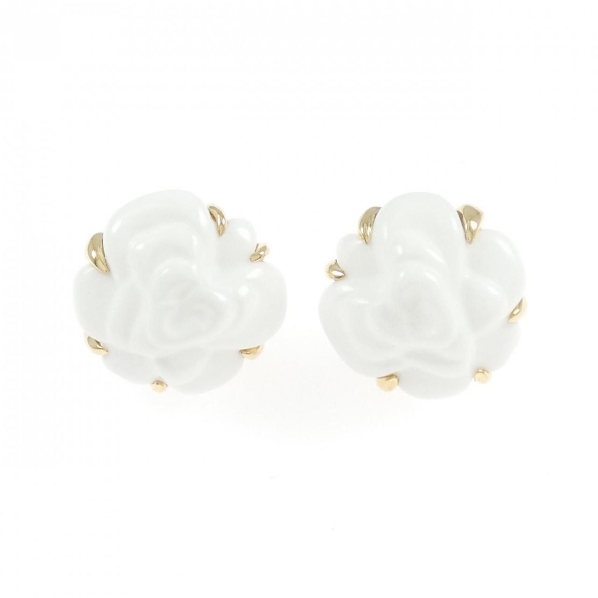 Chanel Camellia Small Earrings