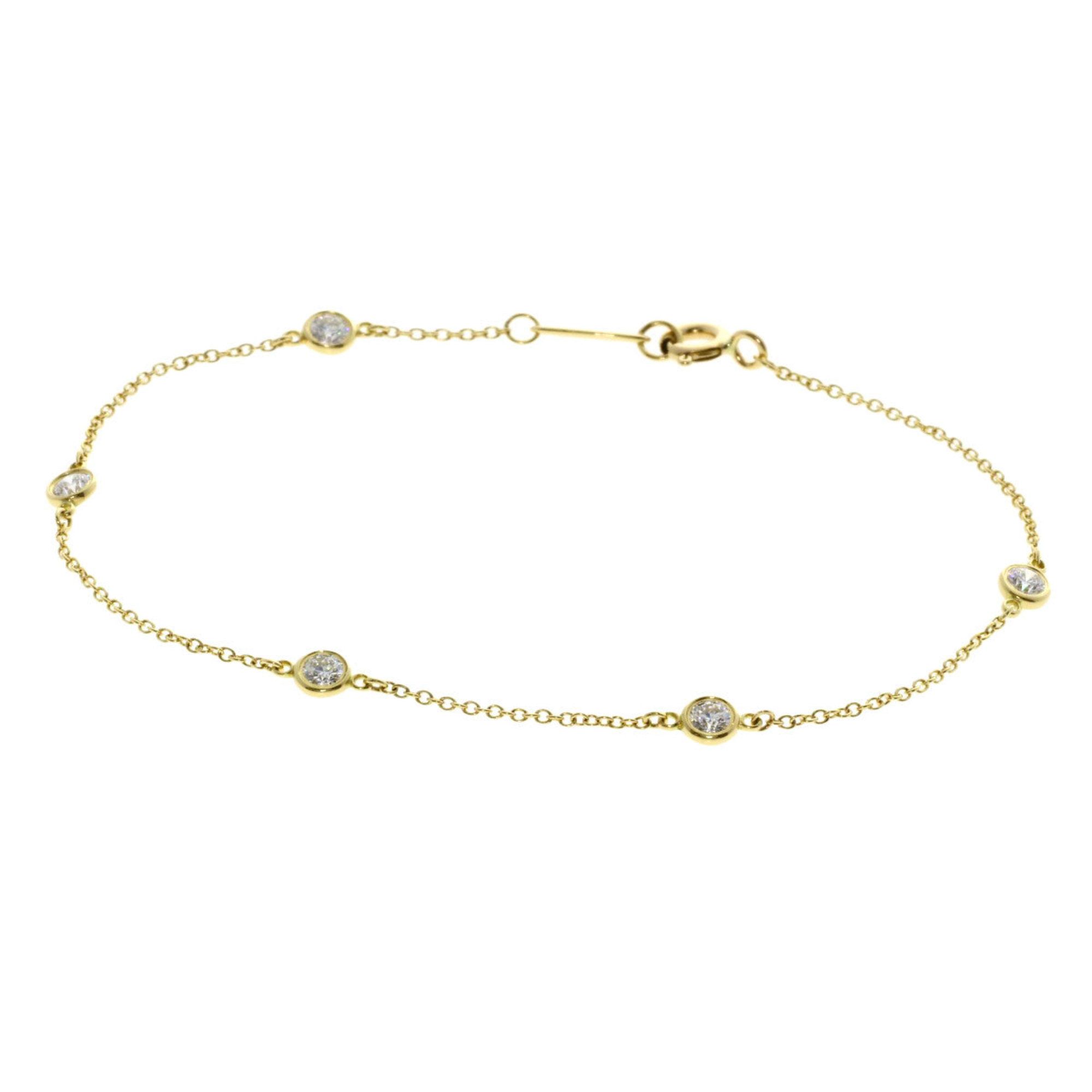 Tiffany & Co. By the Yard 5-Piece Diamond Bracelet in 18K Yellow Gold for Women.