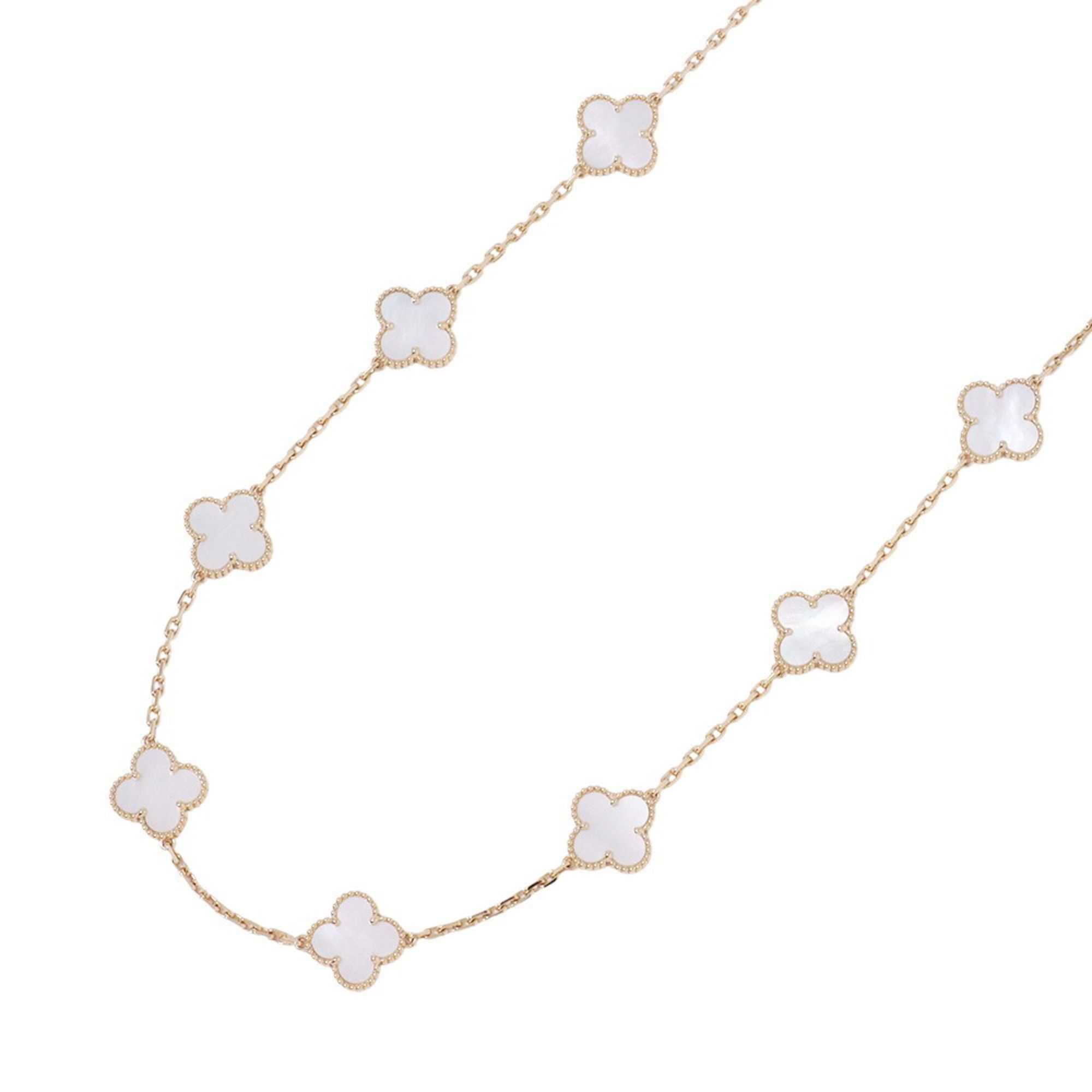 Van Cleef & Arpels Alhambra Necklace, 10 motifs, 18K yellow gold, VCARA42800