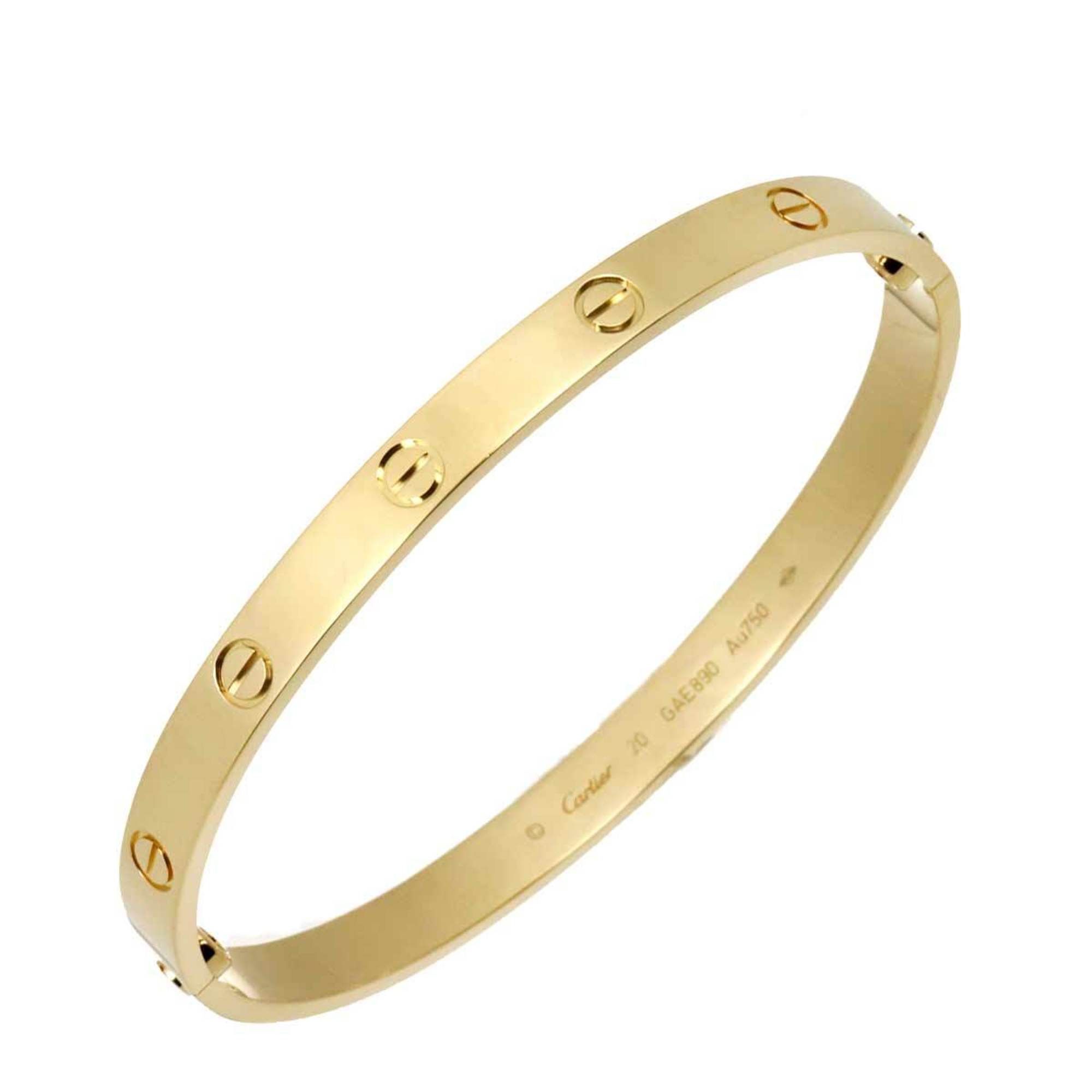 Cartier Love Bracelet #20 18K Yellow Gold 750 Bangle