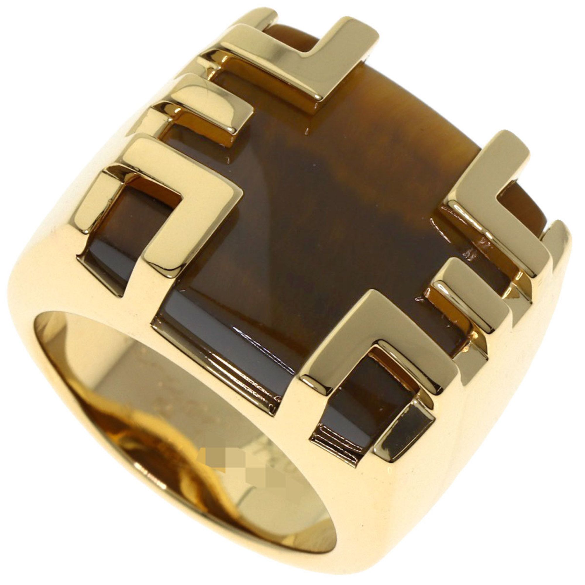 Cartier Kiss of the Dragon Tiger Eye #51 Ring in 18K Yellow Gold for Women
