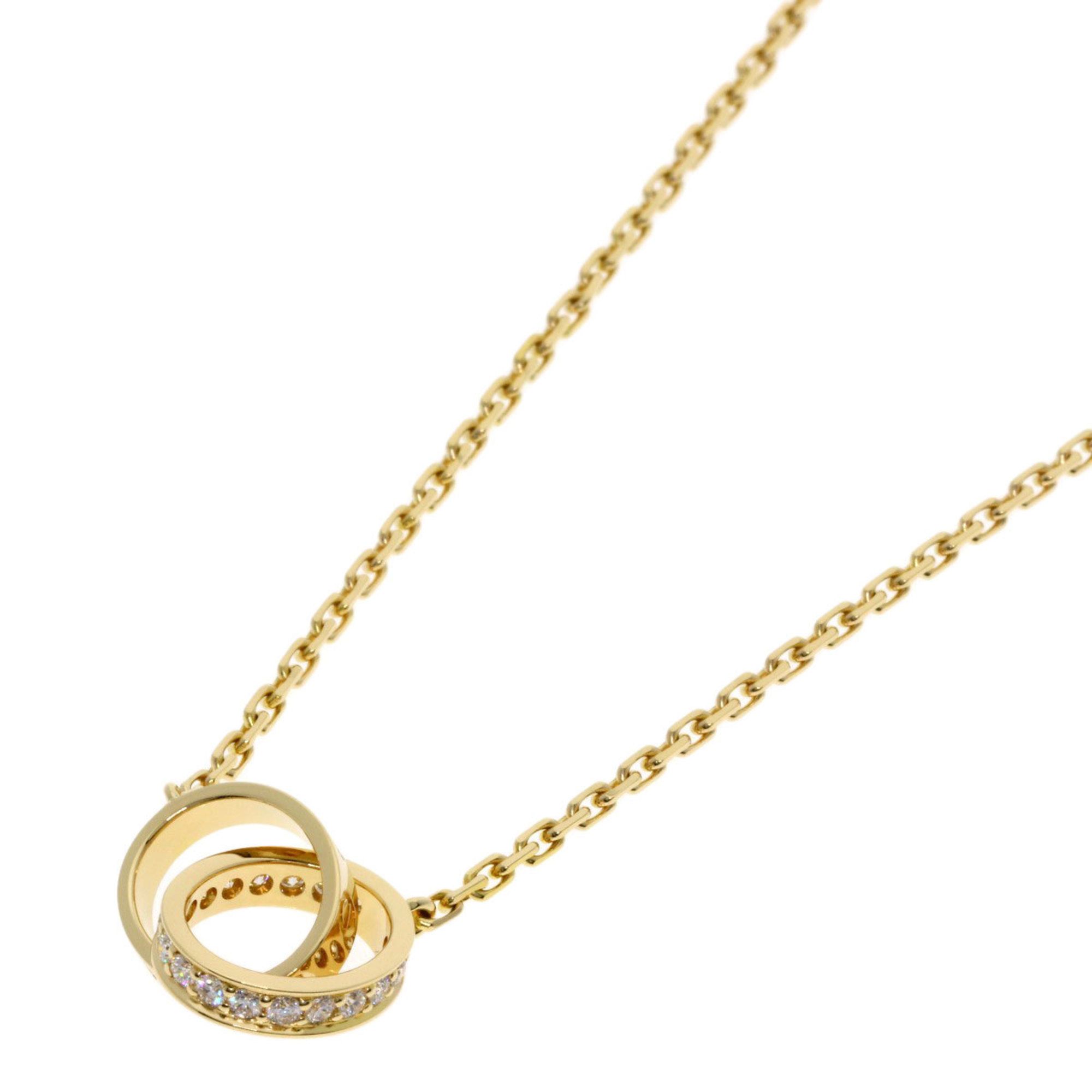 Cartier Baby Love Diamond Necklace in 18K Yellow Gold for Women