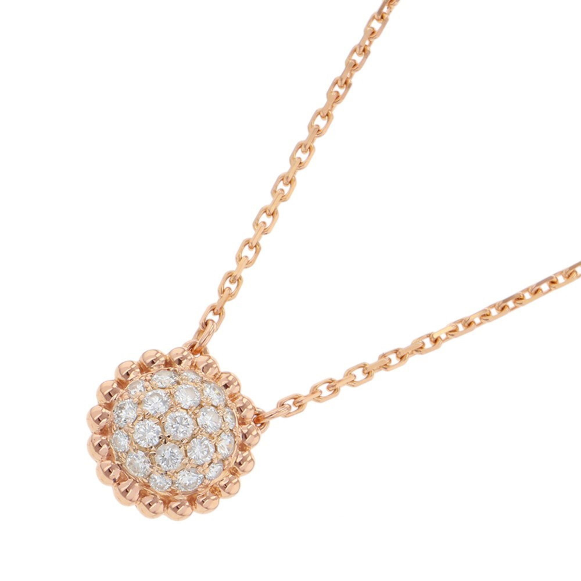 Van Cleef & Arpels Perlée Diamond Pendant Necklace, 19 Diamonds, 0.34ct Total, 18K Pink Gold (VCARO9