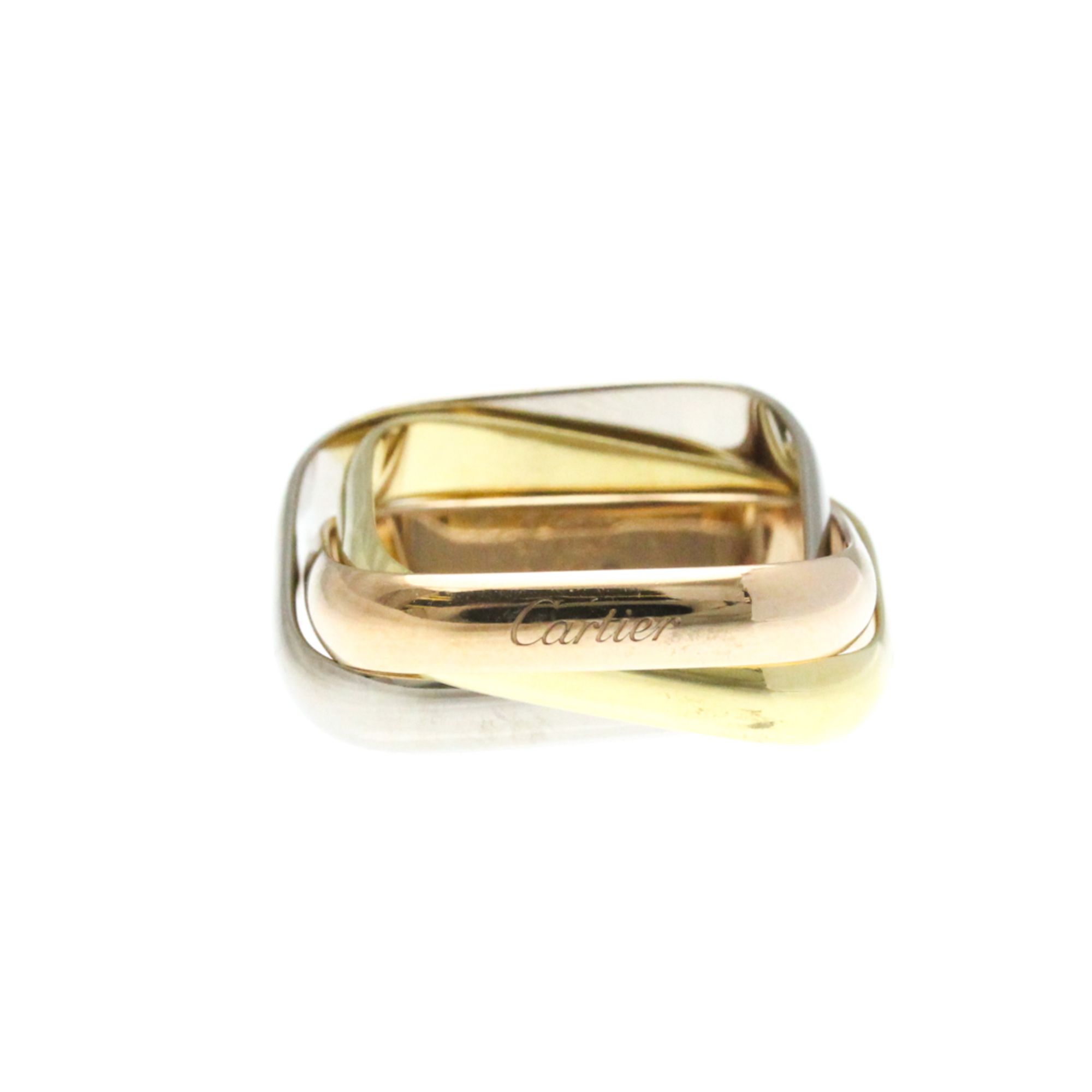Cartier Trinity Cushion Ring Yellow Gold (18K),Pink Gold (18K),White Gold (18K) Fashion No Stone Ban