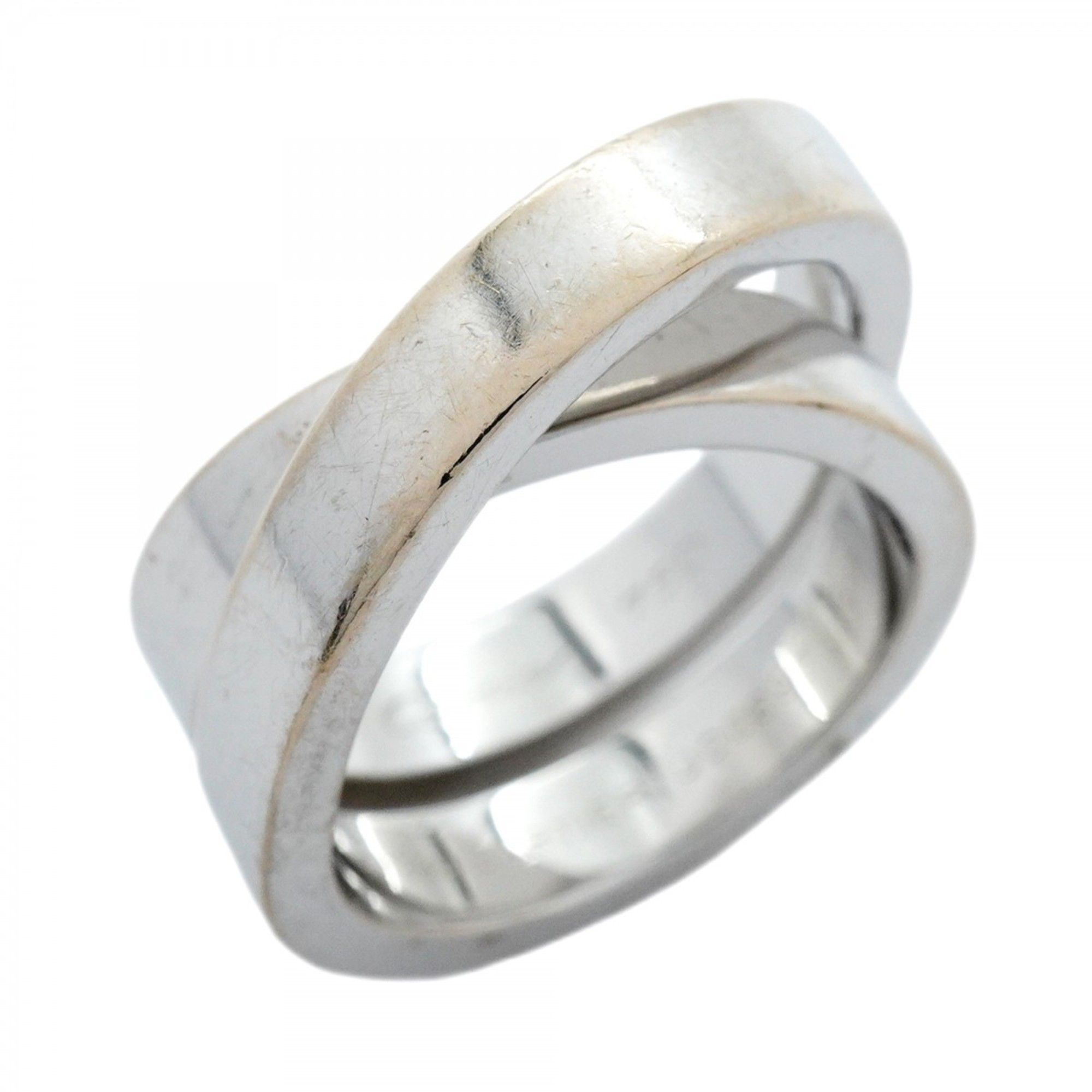 Cartier Esprit de Paris Ring, 18K White Gold, #50, Women's