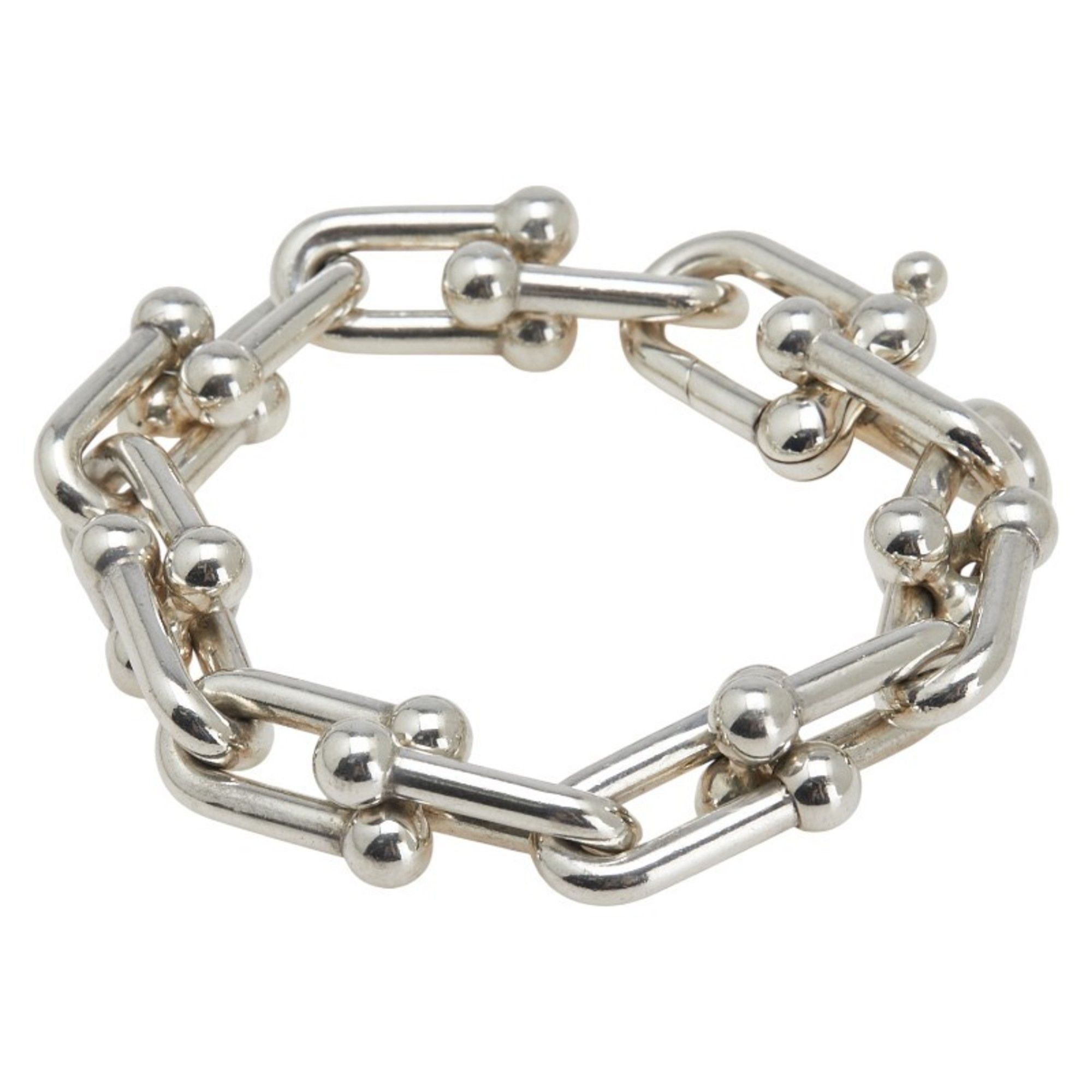 Tiffany & Co. HardWear Large Link Bracelet in 925 Sterling Silver for Women.