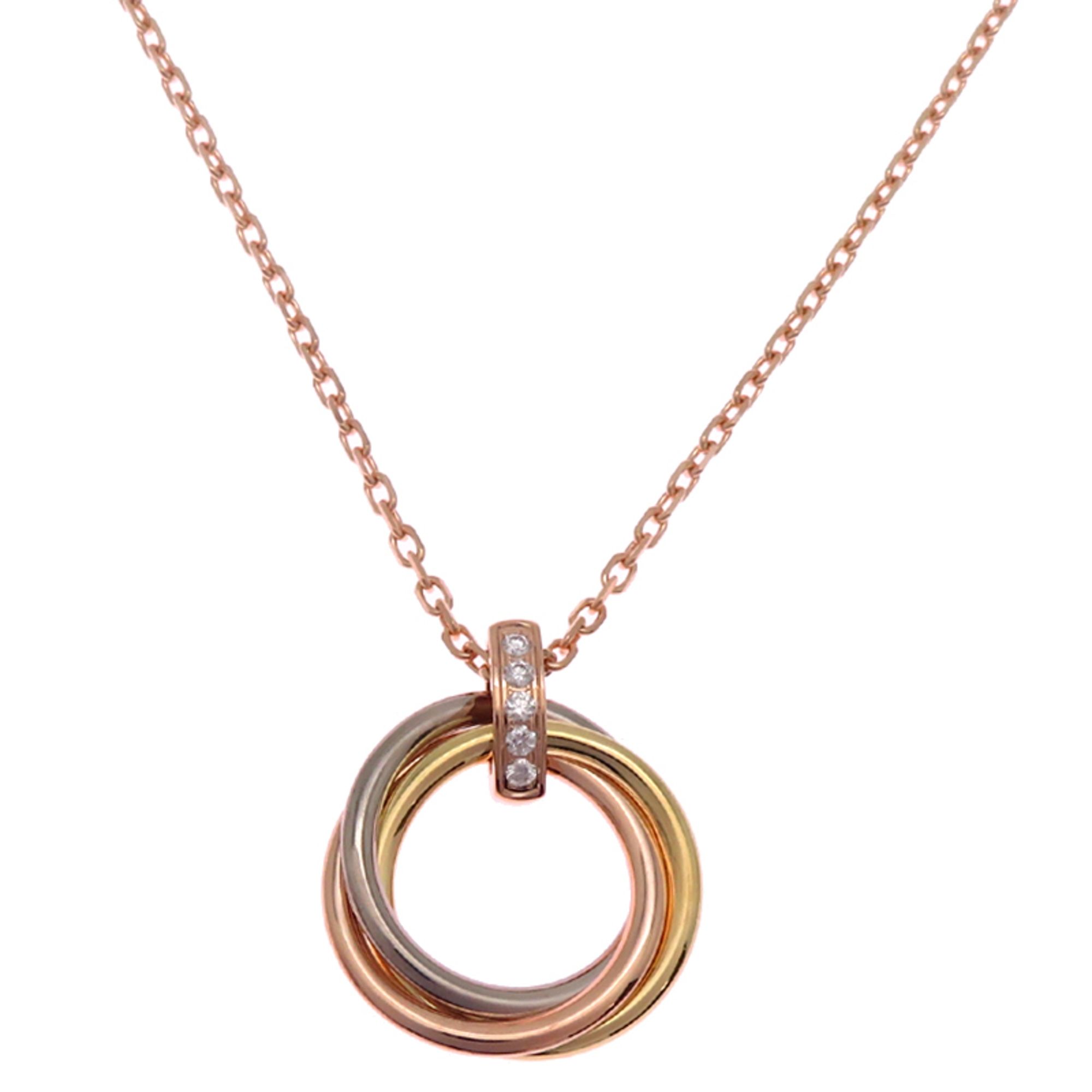 Cartier #45 Trinity Women's Necklace in 750 Yellow Gold