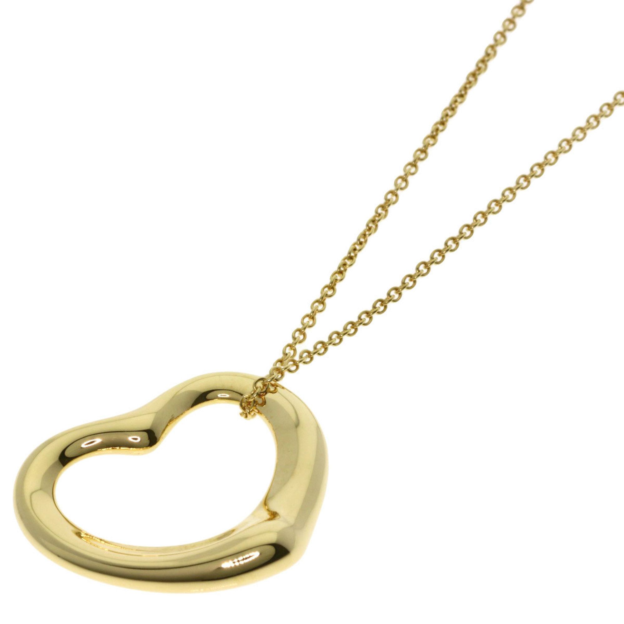 Tiffany Open Heart Necklace in 18K Yellow Gold for Women