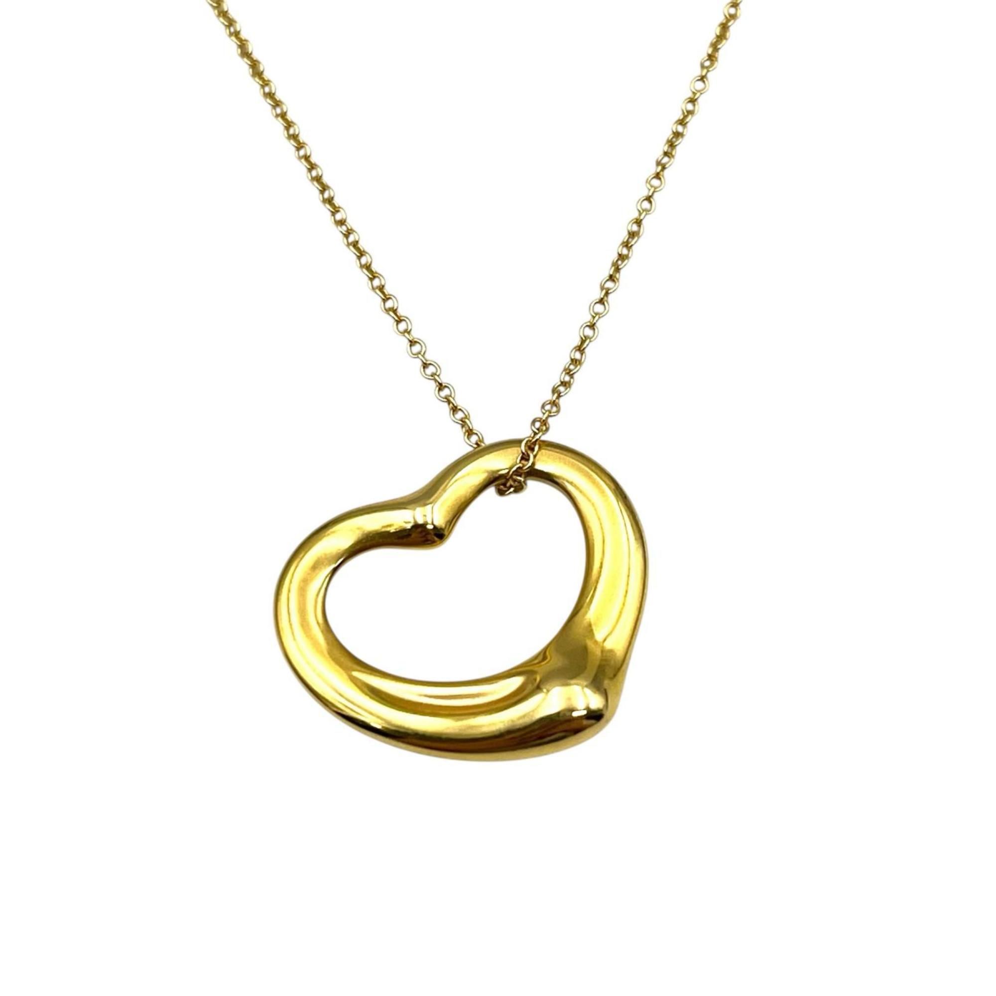 Tiffany & Co. Elsa Peretti Open Heart Necklace in 18K Yellow Gold for Women