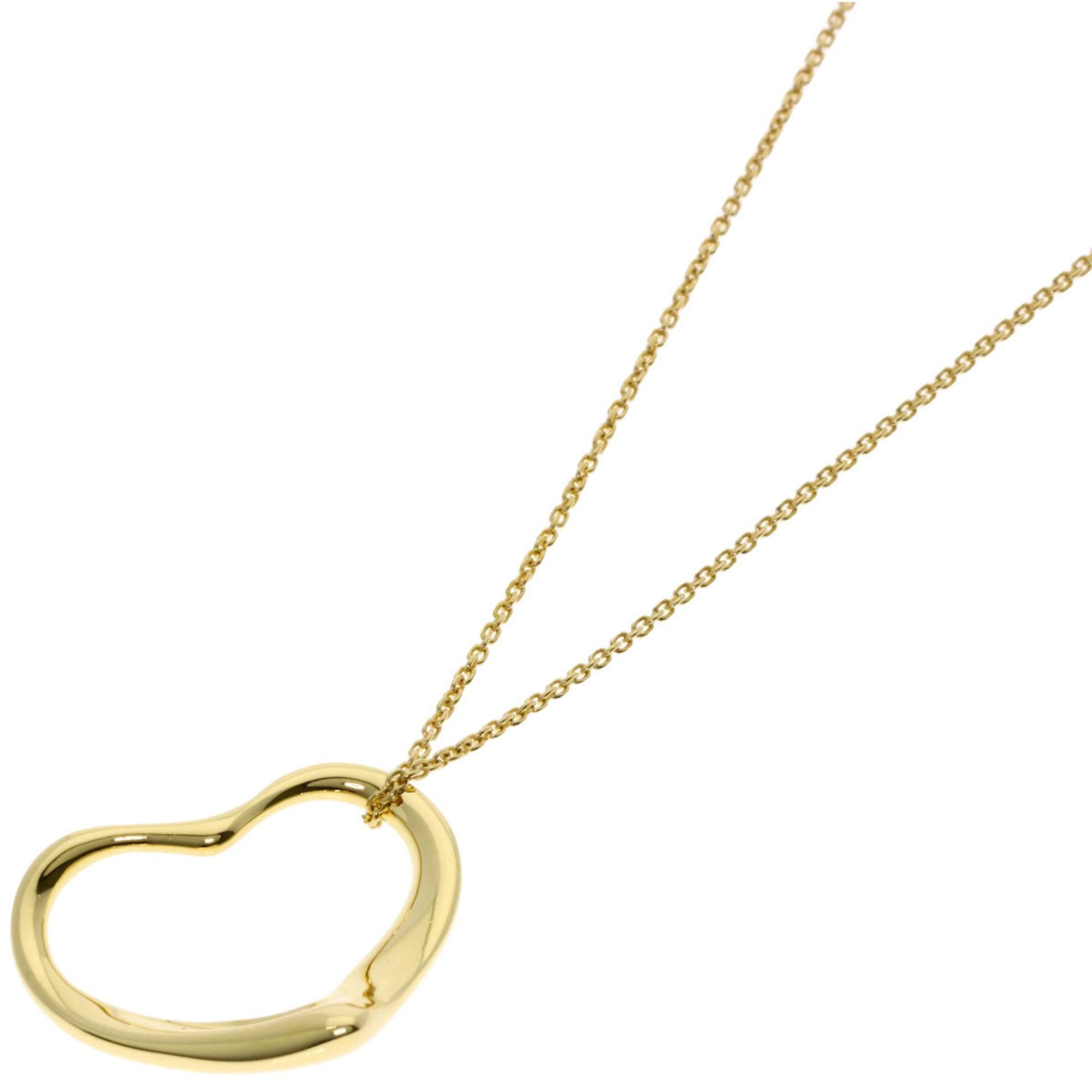 Tiffany Open Heart Necklace in 18K Yellow Gold for Women. TIFFANY & Co.