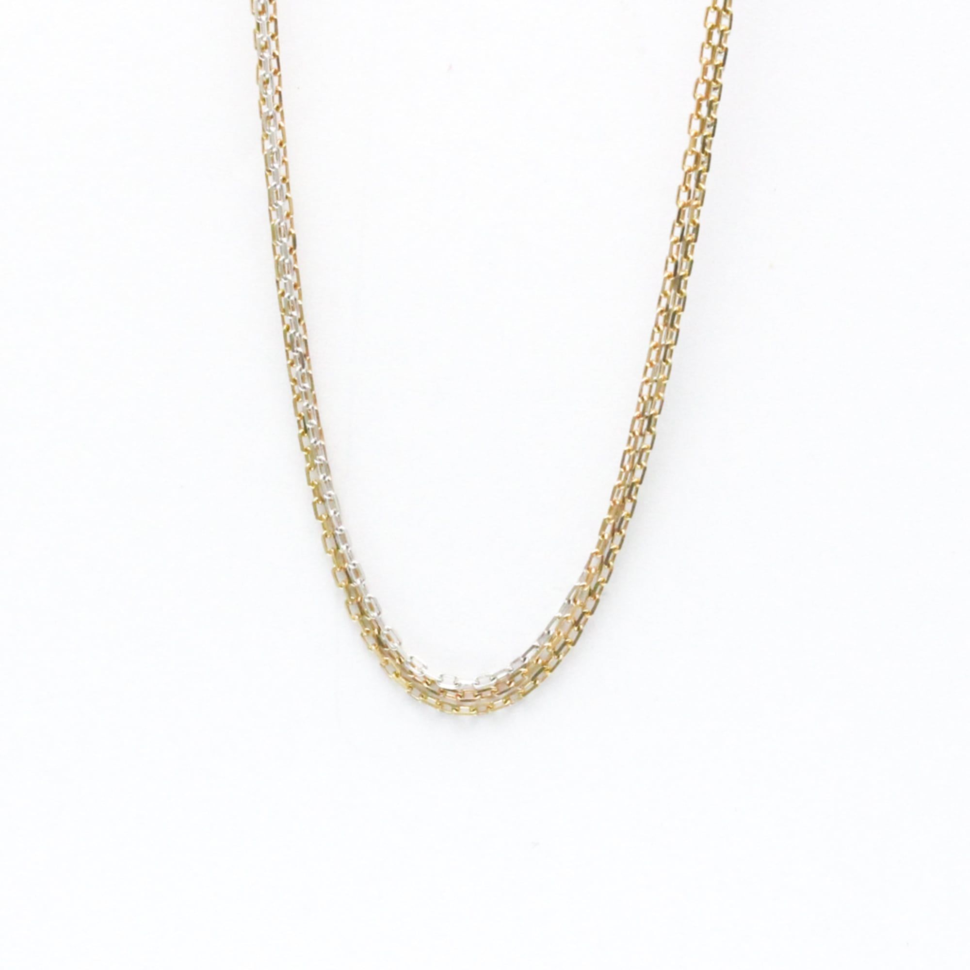 Cartier Three-color Chain B7060900 Yellow Gold (18K),Pink Gold (18K),White Gold (18K) No Stone Men,W