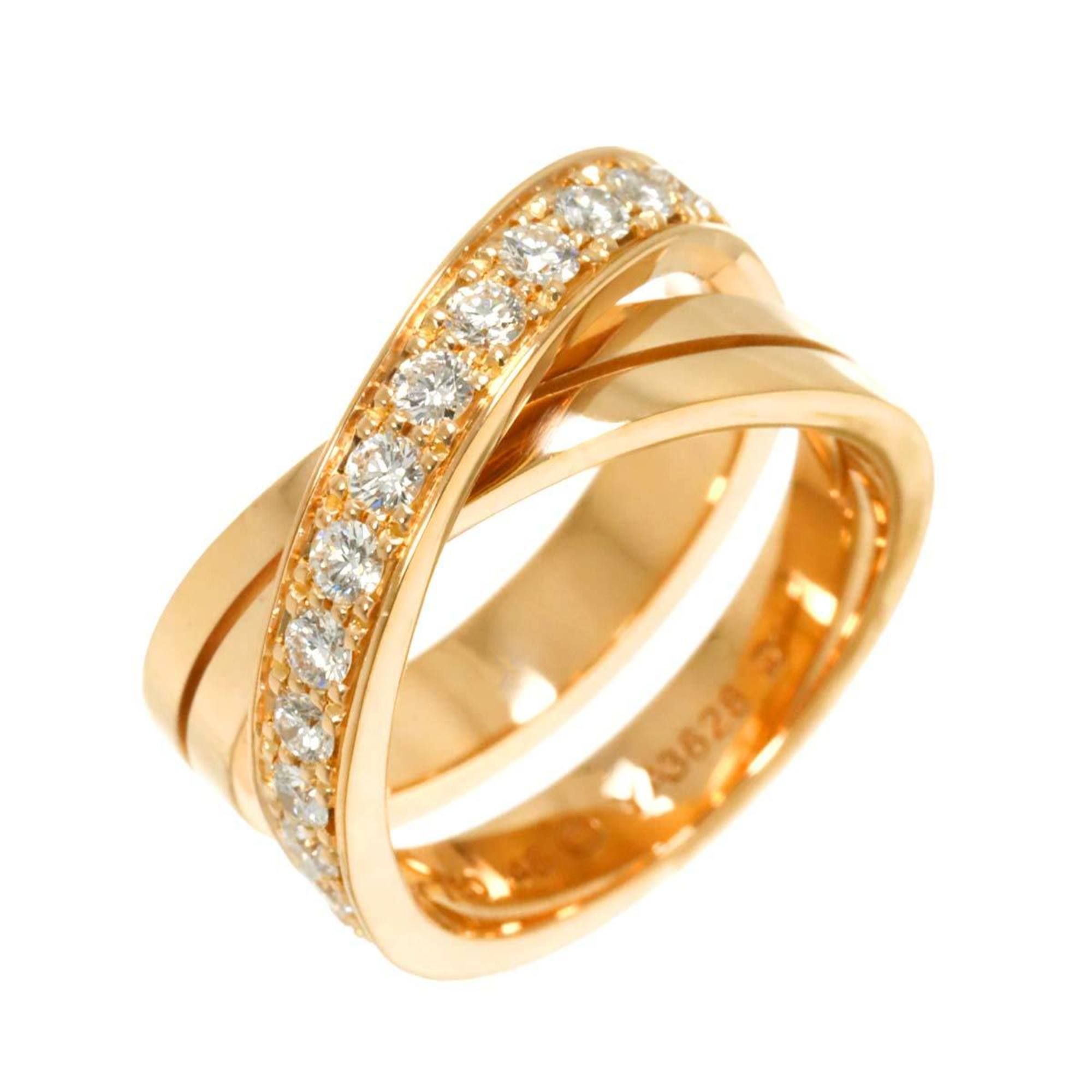 Cartier Etincelle de #48 Diamond Ring in 18K PG Pink Gold (750)