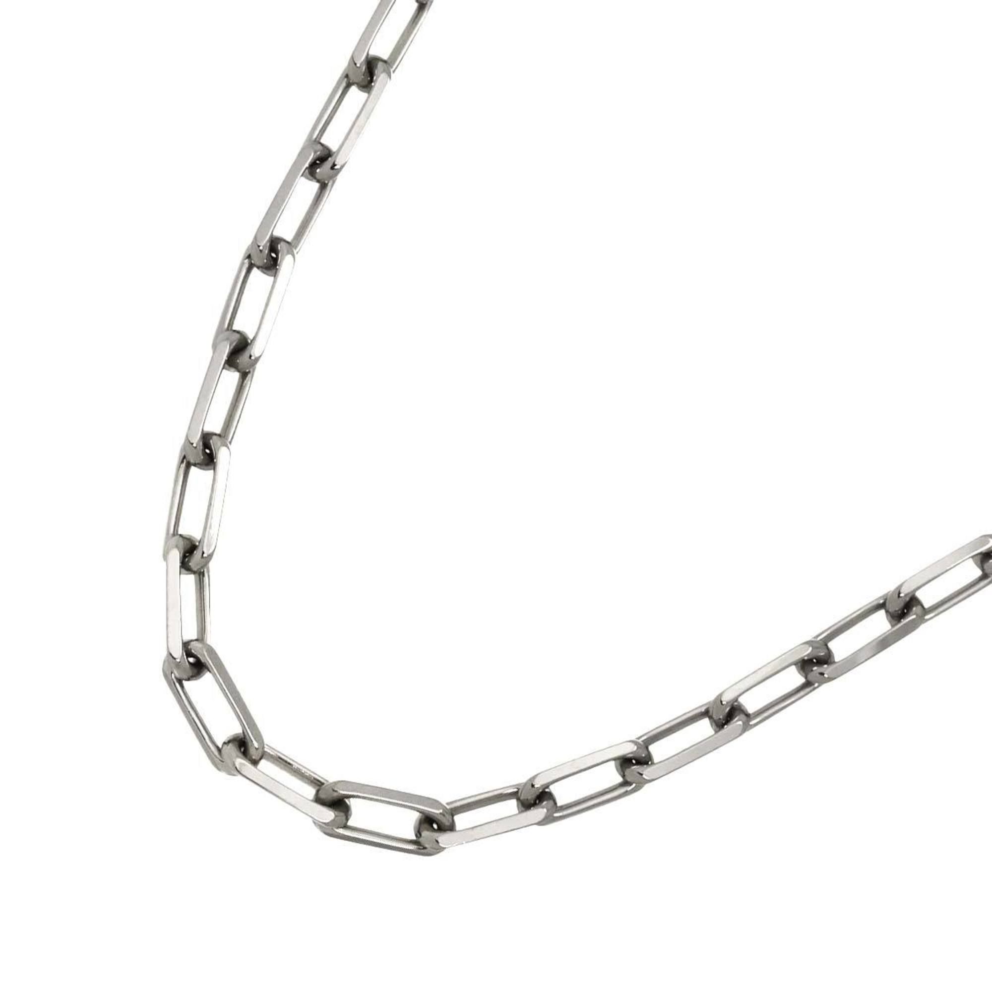 Cartier Santos de Small Necklace, 56cm, 18K White Gold, 750