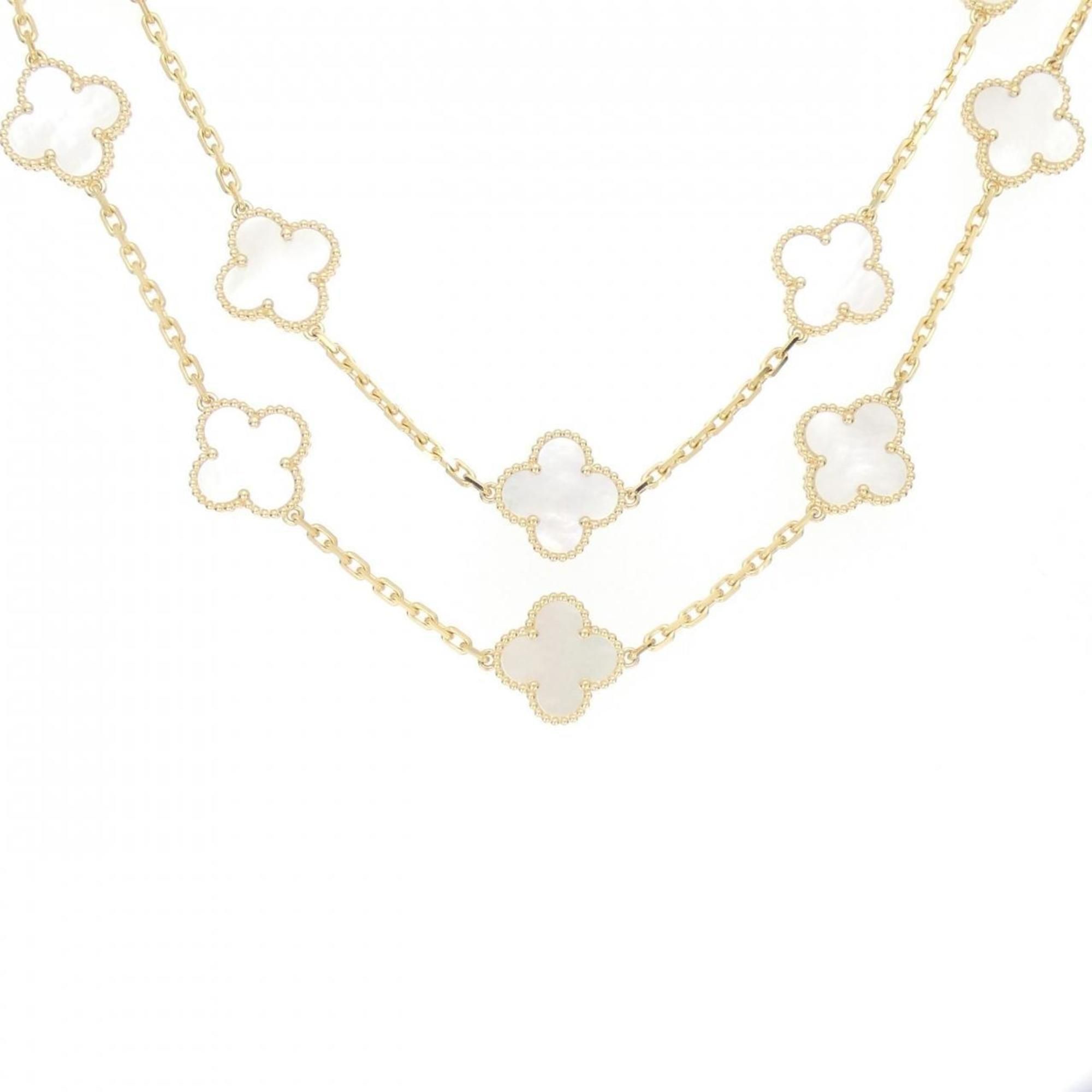 Van Cleef & Arpels Vintage Alhambra 20 Motif Necklace
