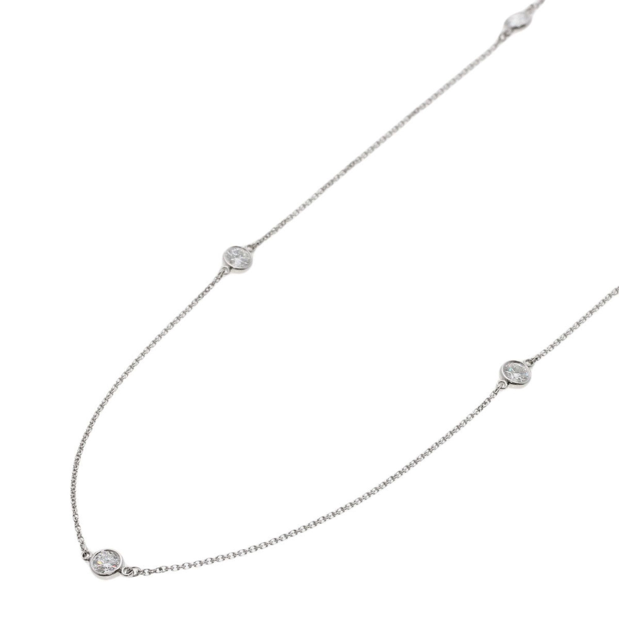 Tiffany & Co. By the Yard 5-Piece Diamond Necklace in Platinum PT950 for Women.