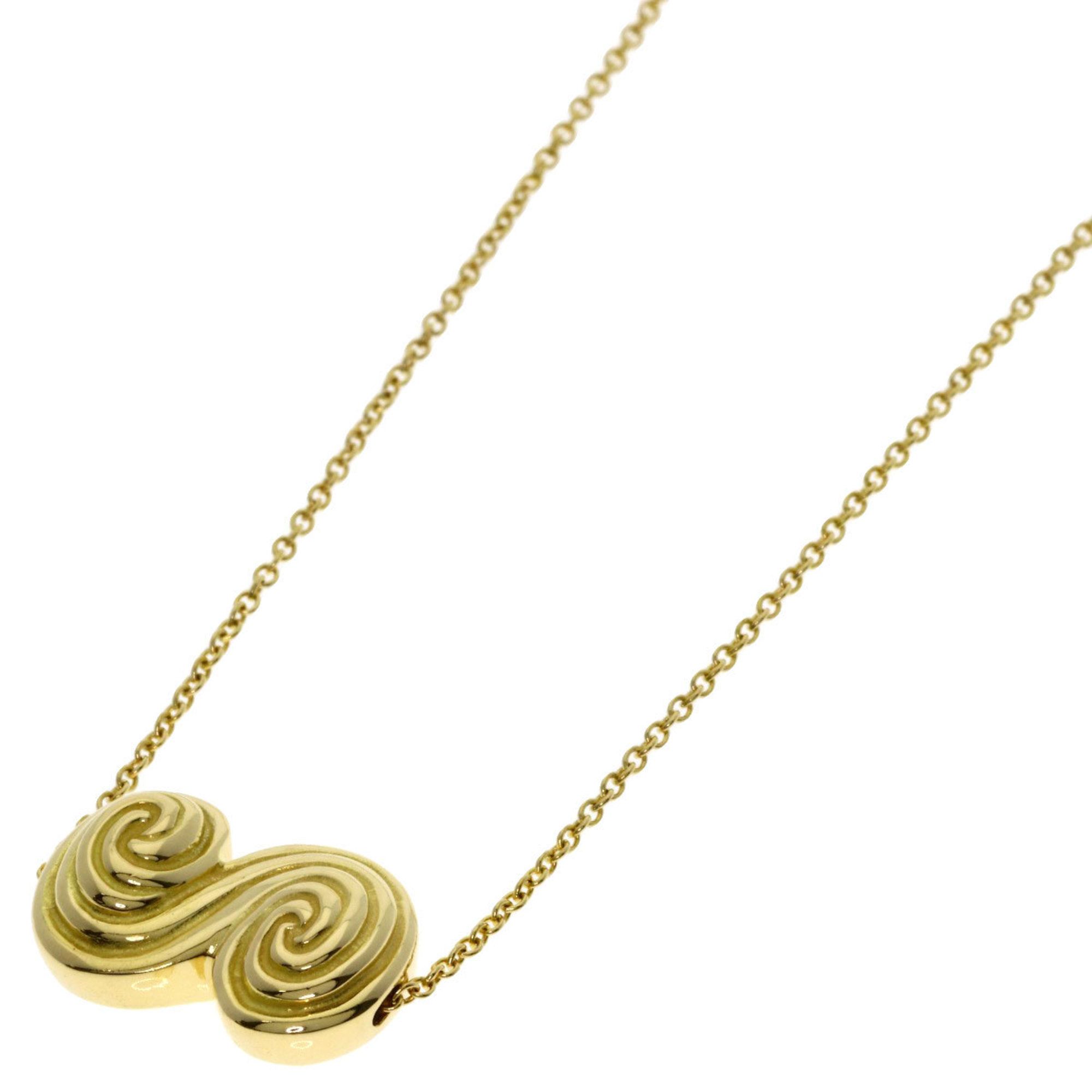 Tiffany & Co. Tornado Necklace in 18K Yellow Gold for Women.