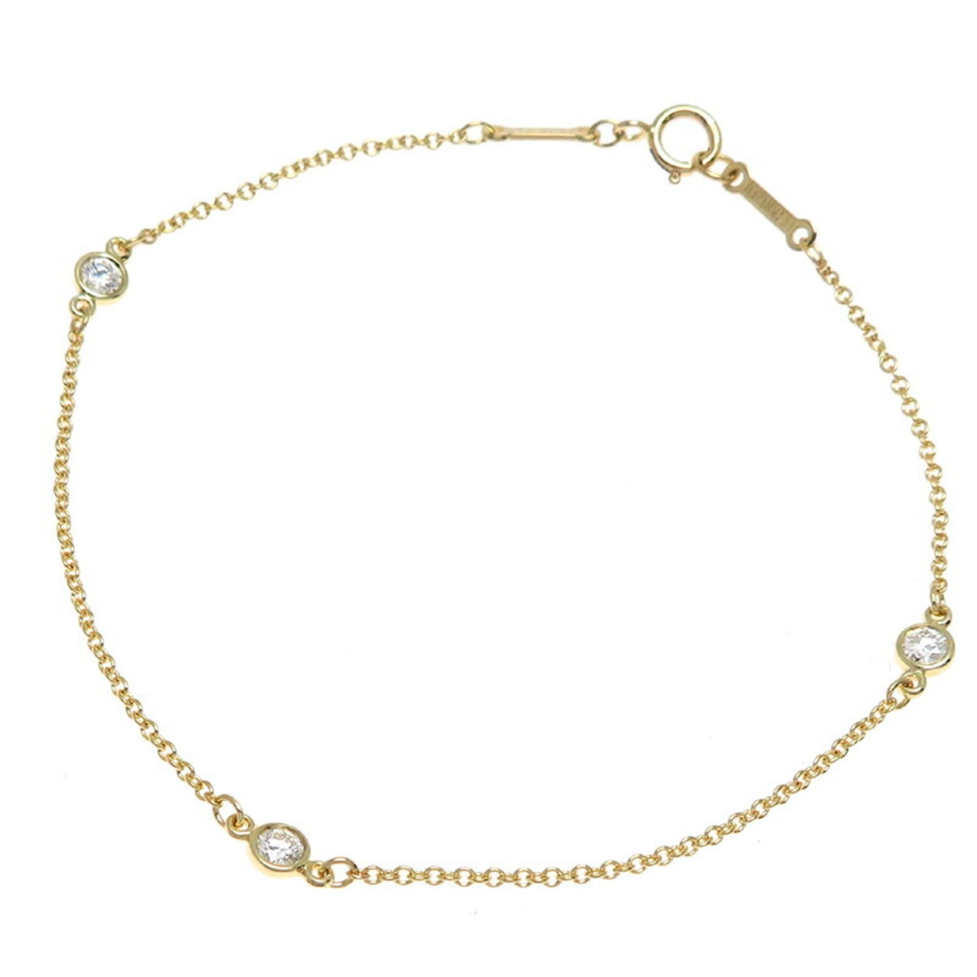 Tiffany & Co. by the Yard Diamond Women's Bracelet 750 Yellow Gold