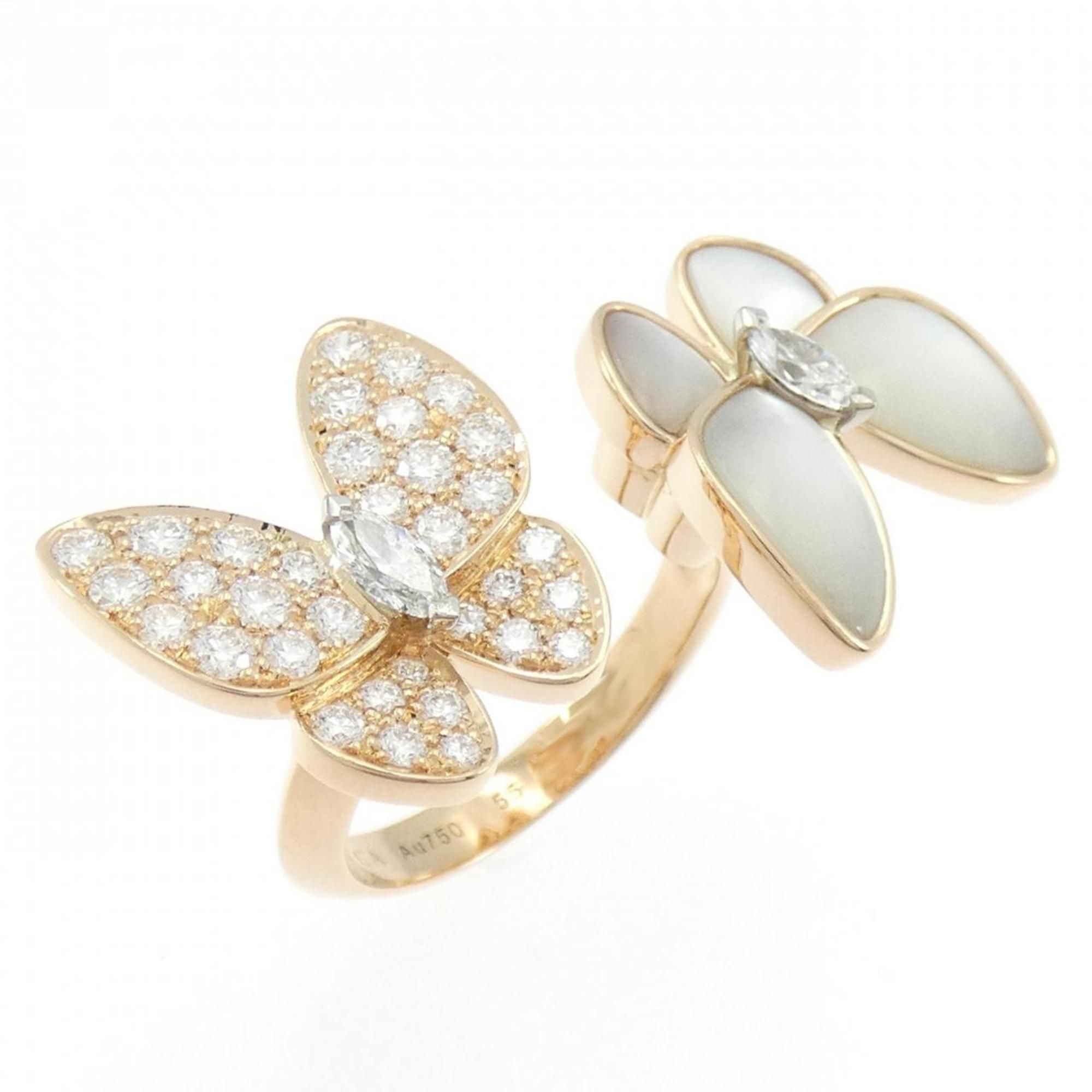 Van Cleef & Arpels de Papillon Entree Les Doors Ring