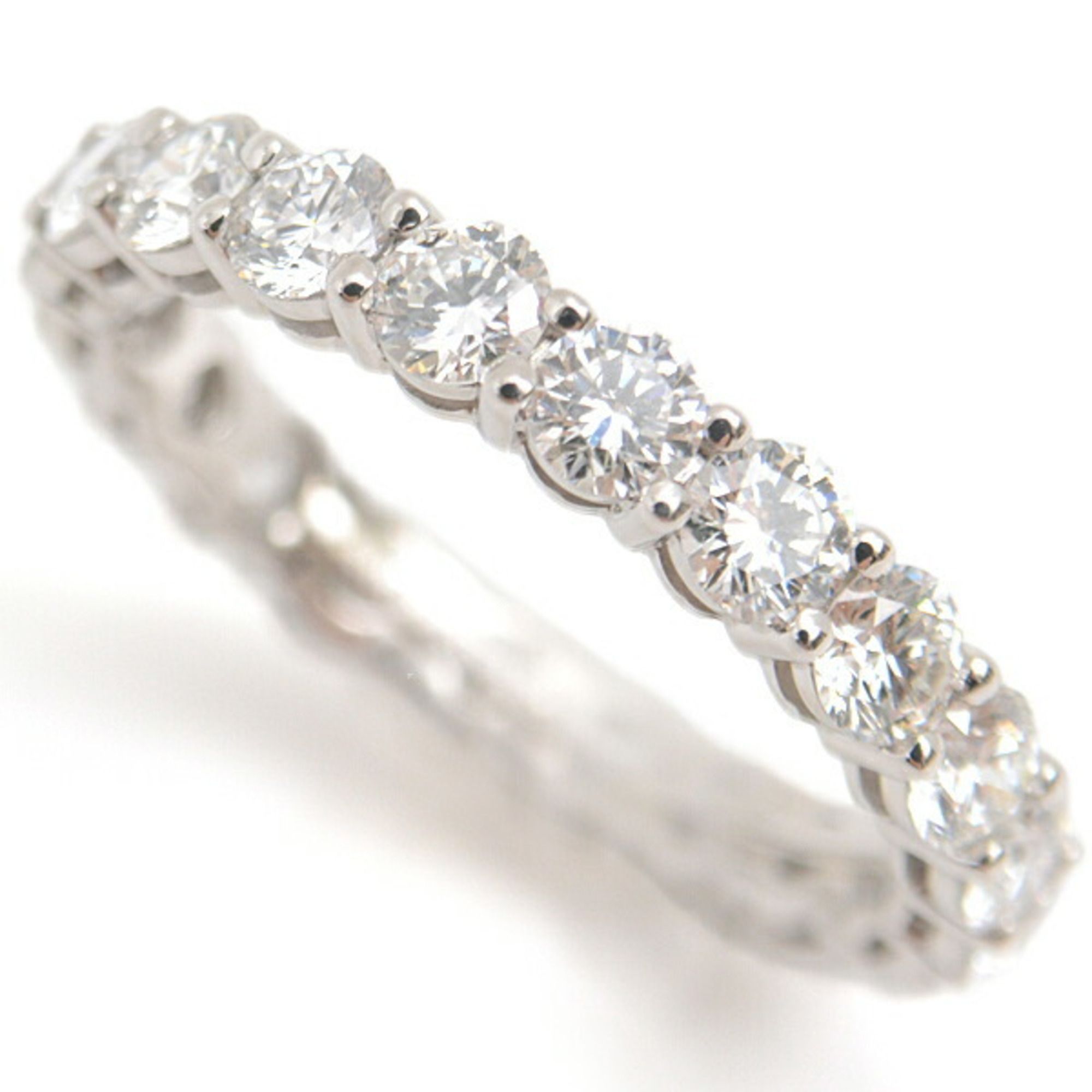 Tiffany Women's Embrace Full Eternity Diamond Ring, 2.8mm Width, Platinum, TIFFANY PT950