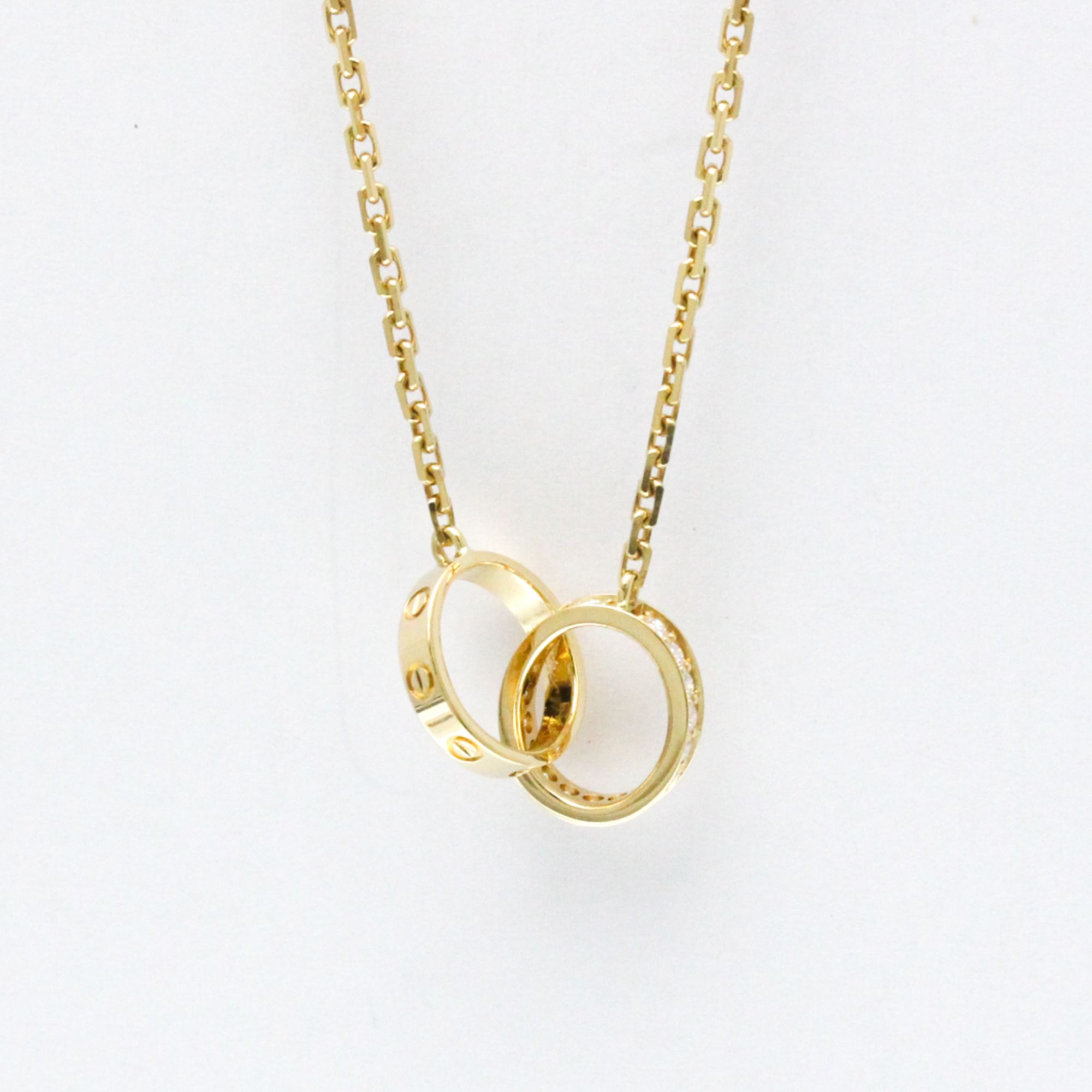 Cartier Baby Love Necklace Diamond Yellow Gold (18K) Diamond Men,Women Fashion Pendant Necklace (Gol