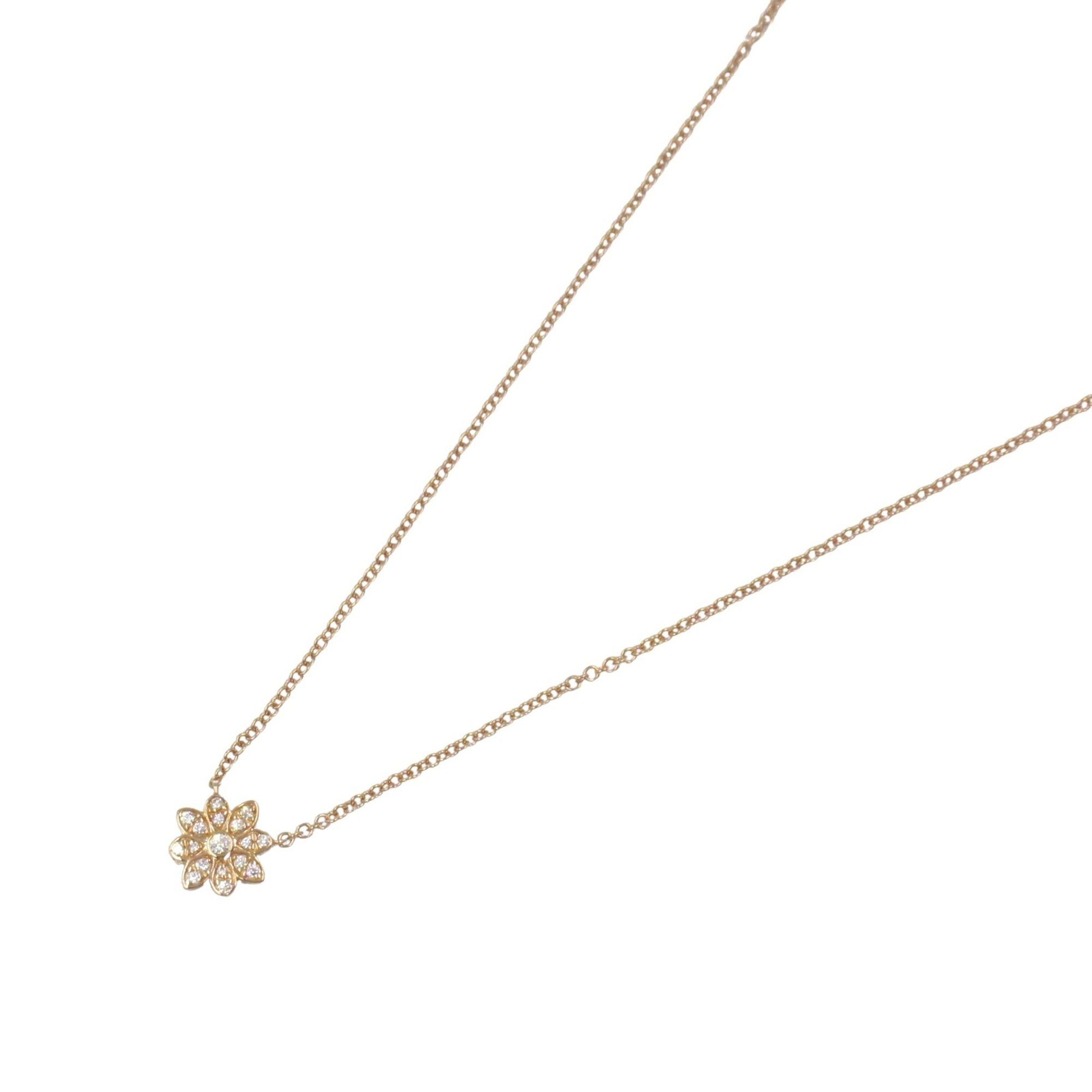 Tiffany & Co. Enchant Necklace Diamond 18KPG (Pink Gold) Ladies Clear