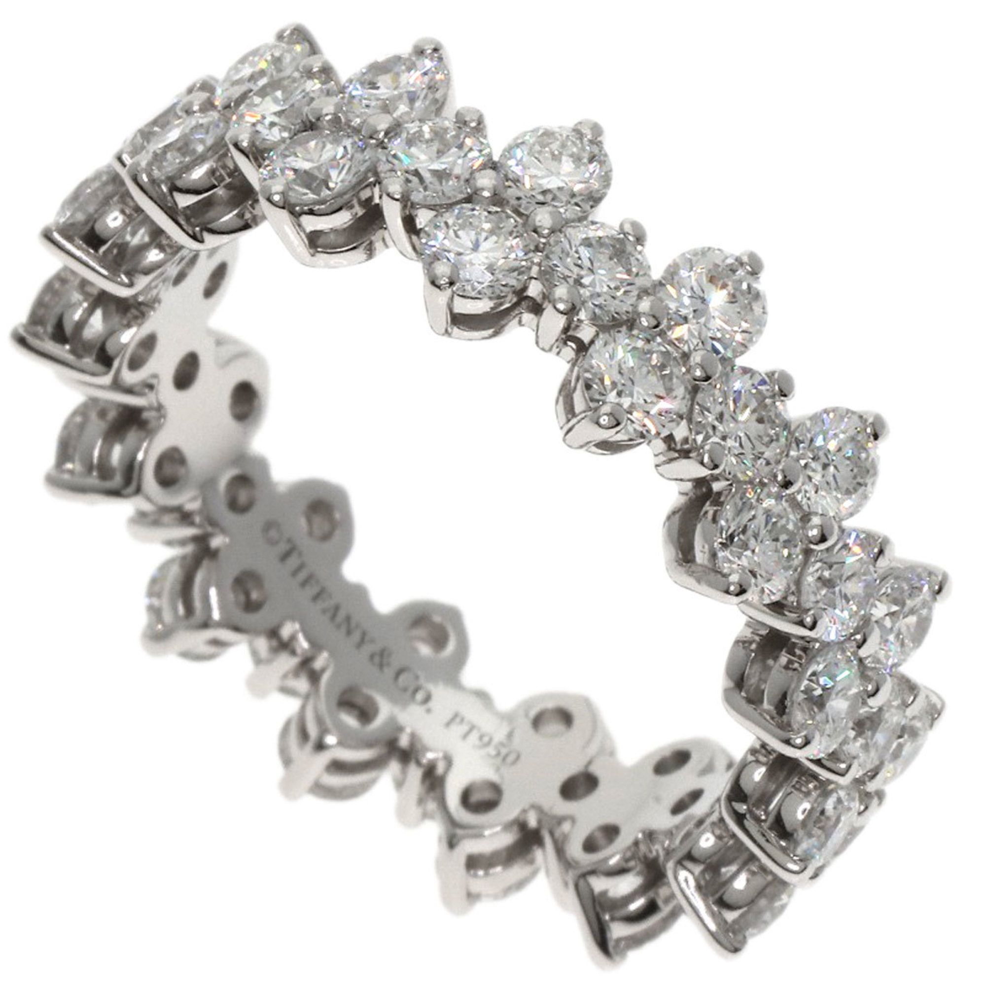 Tiffany & Co. Aria Full Eternity Diamond Ring in Platinum PT950 for Women