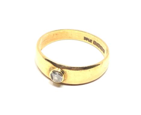 18ct gold vintage diamond ring (2.9g) 