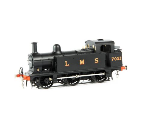 0 Gauge Finescale scratchbuilt LMS black ex-GER Class C72  0-6-0 tank engine, No 7021, Mashima 12v DC motor, built and painte