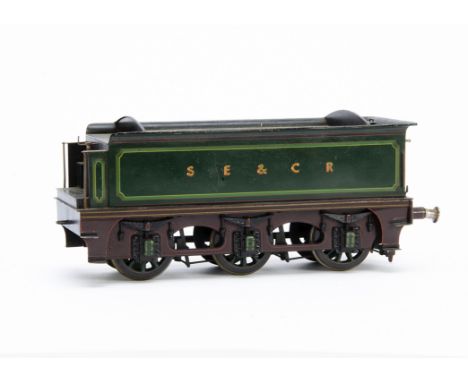 An Engineered Finescale Gauge 1 SE&amp;CR Tender Only, a six-wheeled type (suitable for 'O' Class 0-6-0 or 'D' Class 4-4-0), 