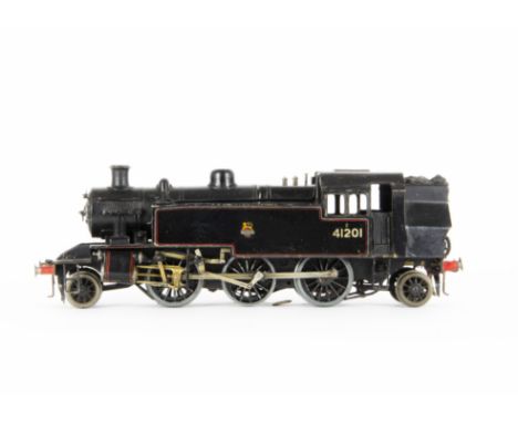 A (Believed-to-be) Bond's 0 Gauge 3-rail BR Ivatt 2-6-2 Tank Locomotive, fitted with Bond's motor/ ball-bearing gearbox, semi