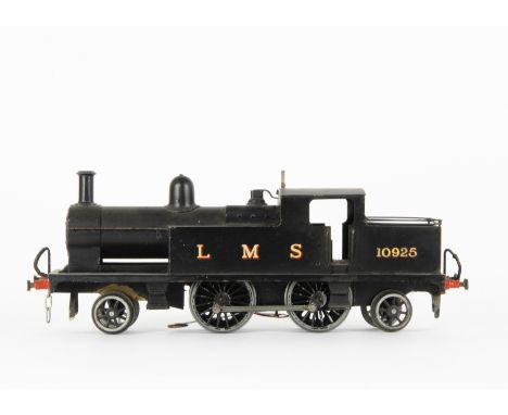 A Leeds 0 Gauge 3-rail Lancs &amp; Yorks 2-4-2 Tank Locomotive, in LMS lined black as no 10925, G-VG, buffer beams repainted,