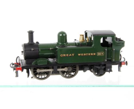 WJ Vintage 0 Gauge GWR unlined green Class 58XX 0-4-2 Tank Locomotive, No 5814, in original box, E, box VG 