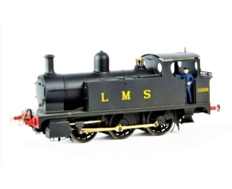 Meteor Models 0 Gauge Finescale kitbuilt LY/LMS/BR Rapid Shunter 0-6-0 Tank Engine, finished in LMS black No 11536, built and