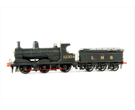 0 Gauge Finescale kit/scratch built LMS ex-L&amp;Y Aspinall 0-6-0 Locomotive and Tender, finished in LMS plain matt black No 