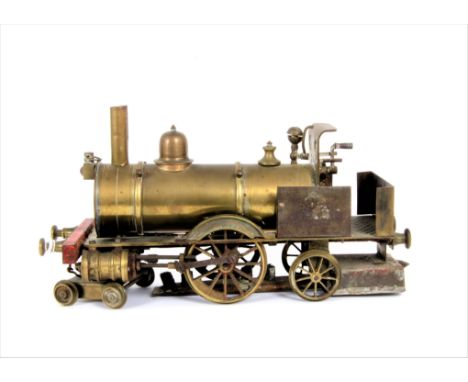 A Stevens's Model Dockyard Approx 2?" Gauge live-steam 4-2-2 Locomotive 'Boadicea', with cast nameplate 'Boadicea' to right s