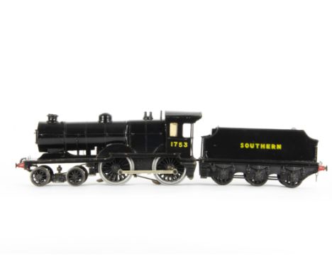 An 0 Gauge 3-rail electric SR 'L1' Class 4-4-0 Locomotive and Tender (ex-John Anning Collection), reasonably well-made with w
